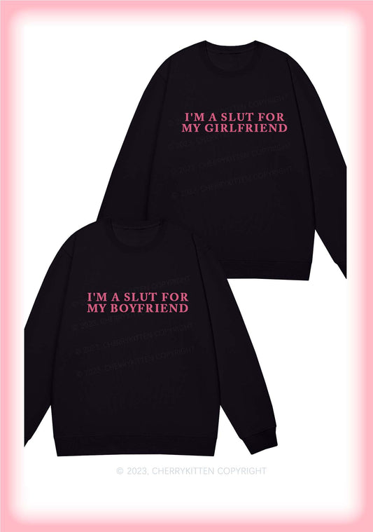 Slxt For My BF&GF Y2K Valentine's Day Sweatshirt Cherrykitten