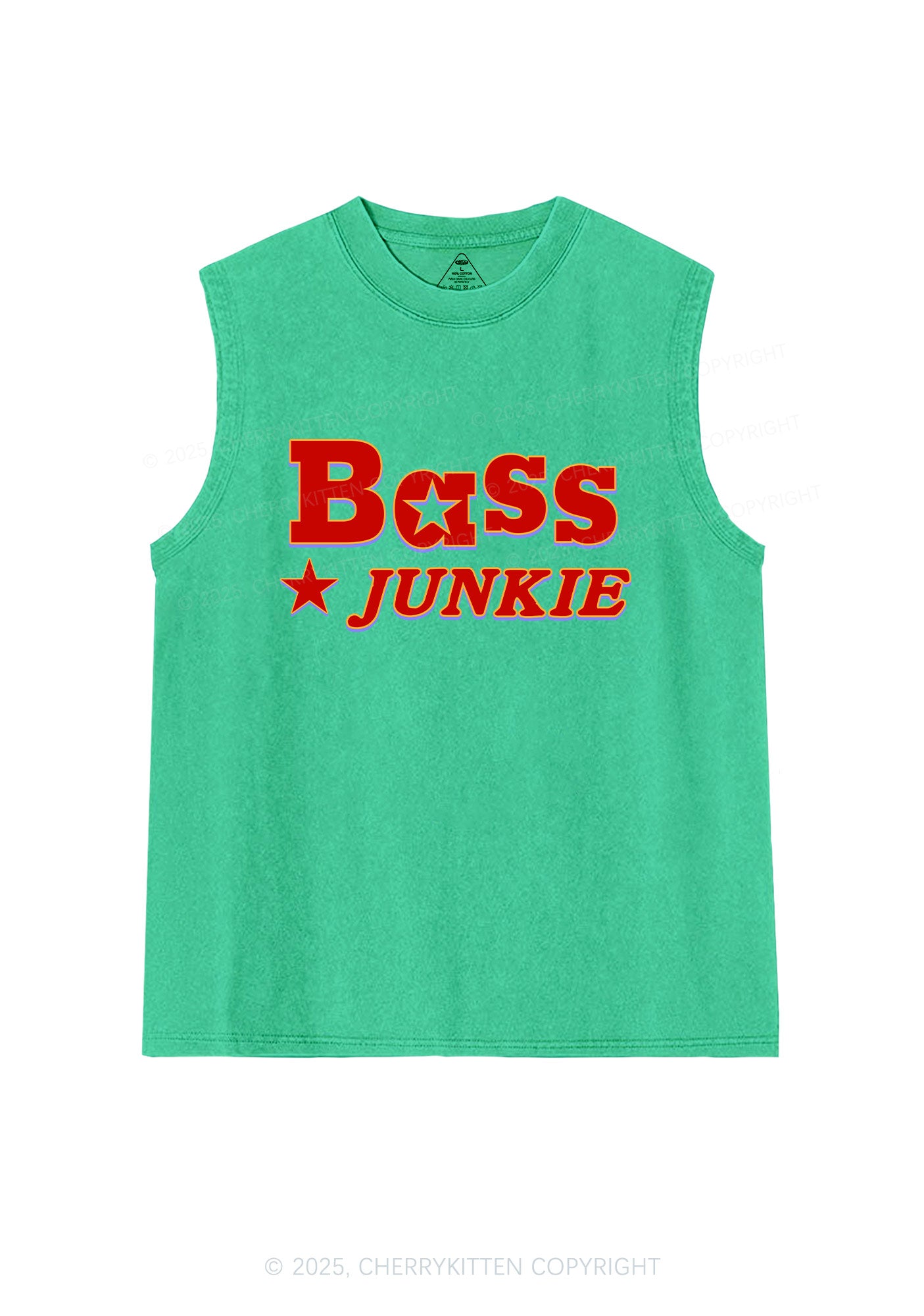 Bass Jxxkie Y2K Washed Muscle Tank Cherrykitten