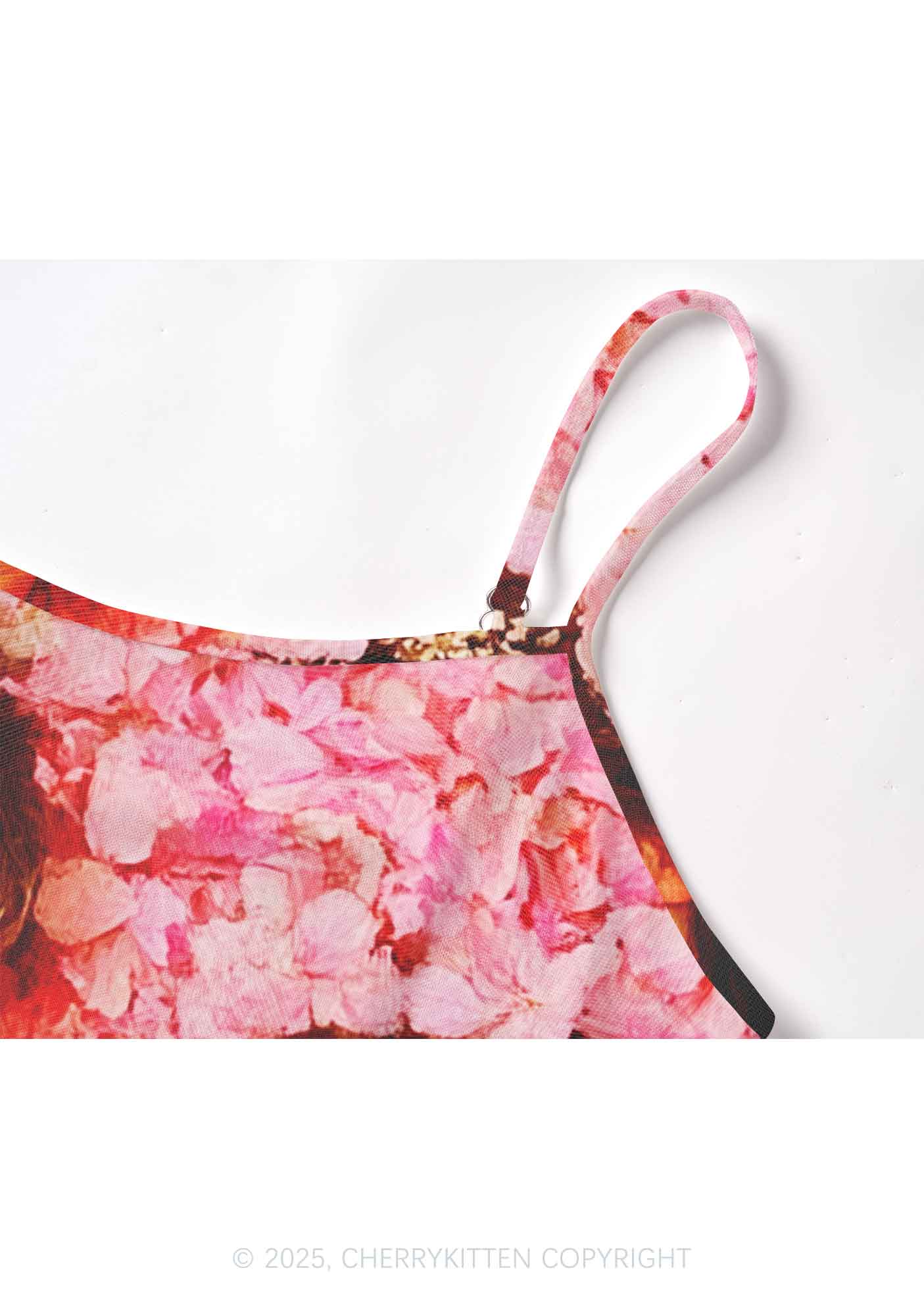 Flower Girls Y2K Mesh Cami Tank Cherrykitten