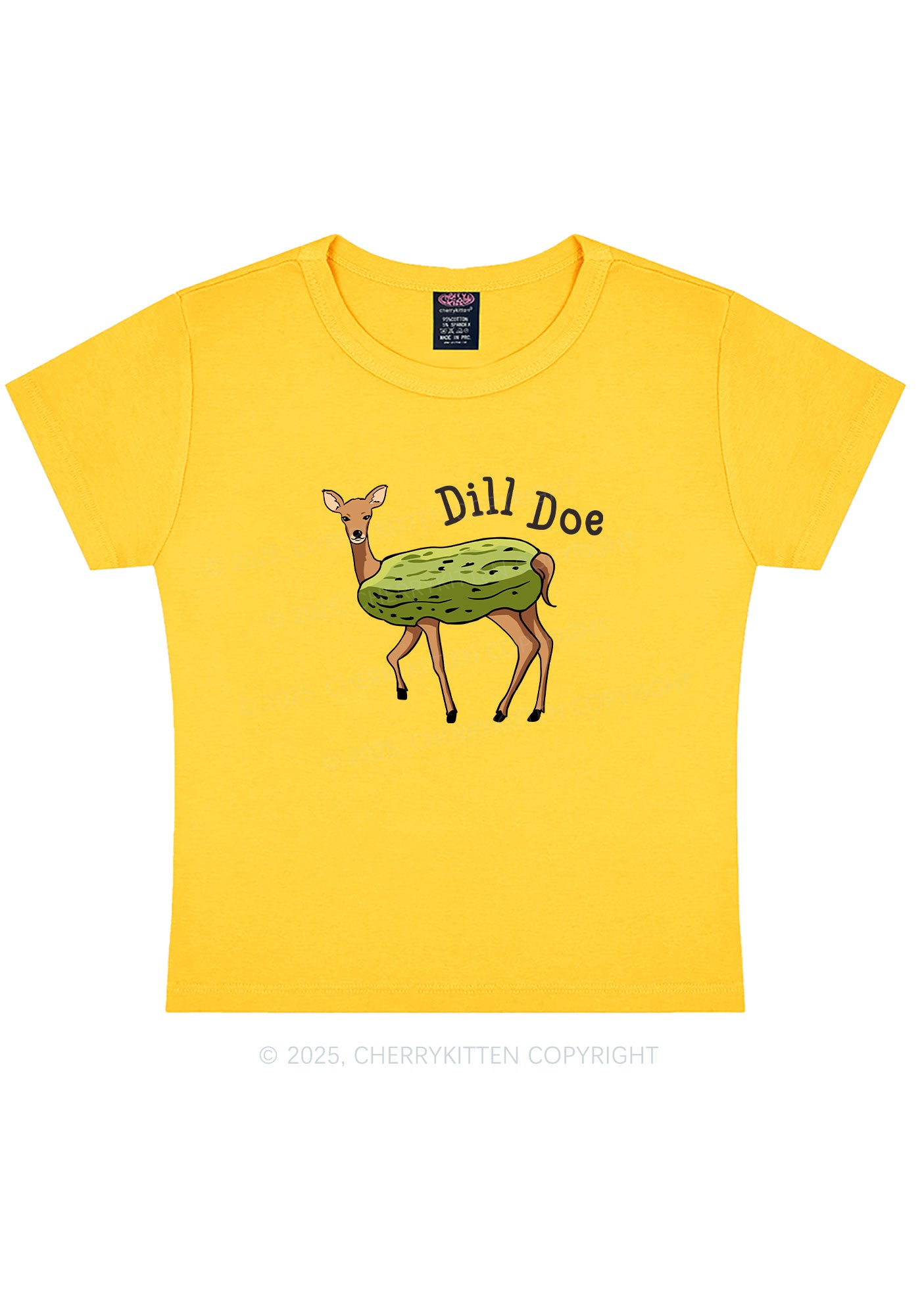 Dill Doe Y2K Baby Tee Cherrykitten
