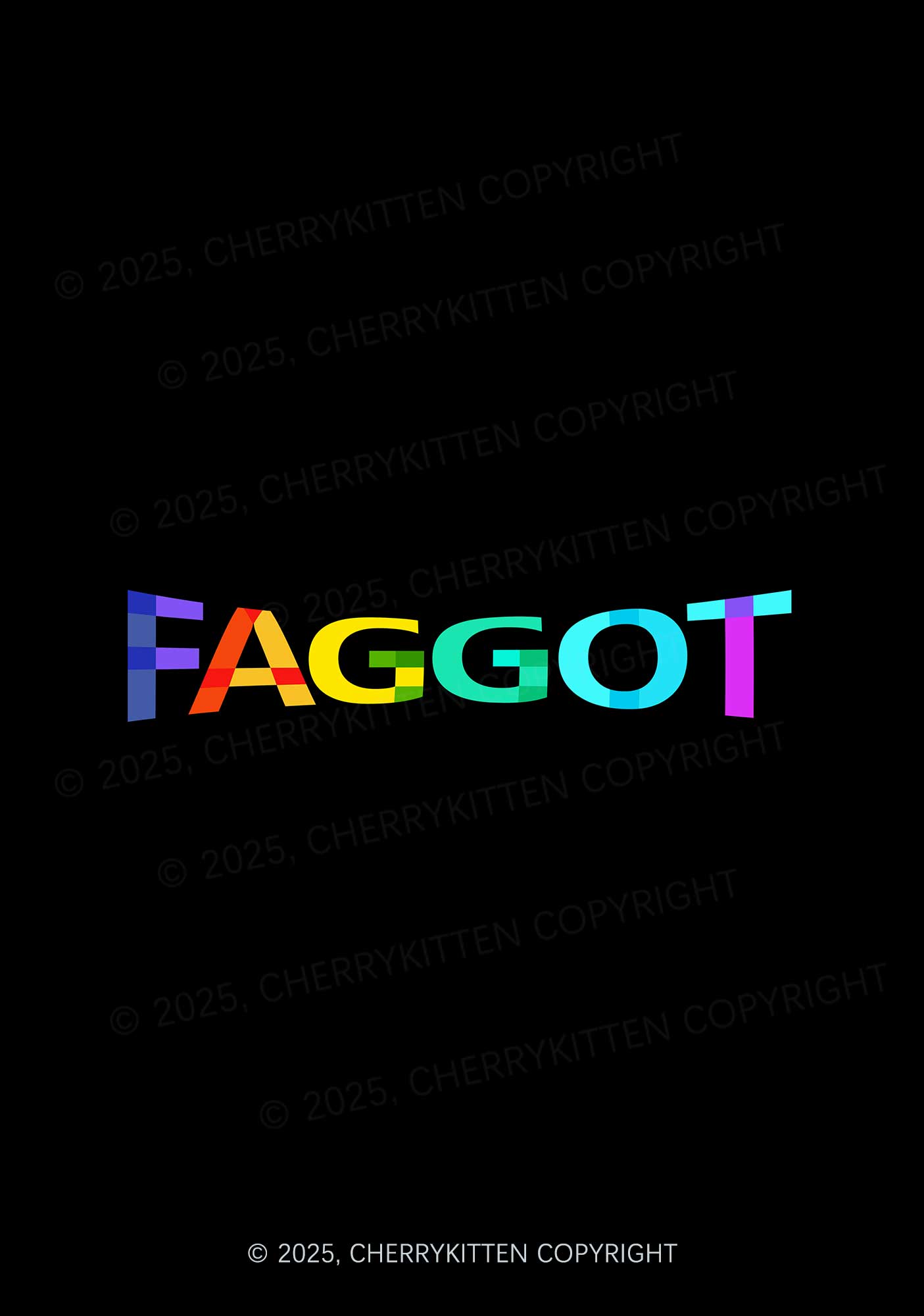 Colorful Faggot Pride 1Pc Y2K Pin Badge Cherrykitten