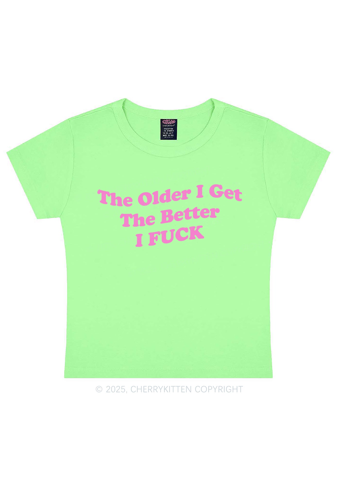 Older Get Better Fxxk Y2K Baby Tee Cherrykitten