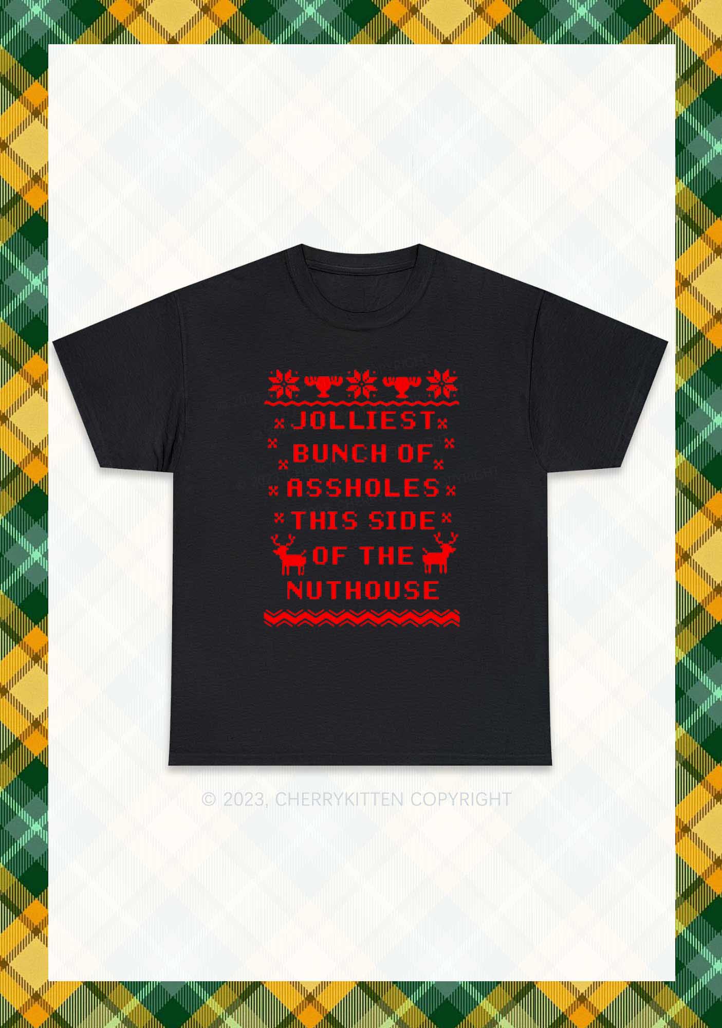 Jolliest Christmas Chunky Shirt Cherrykitten