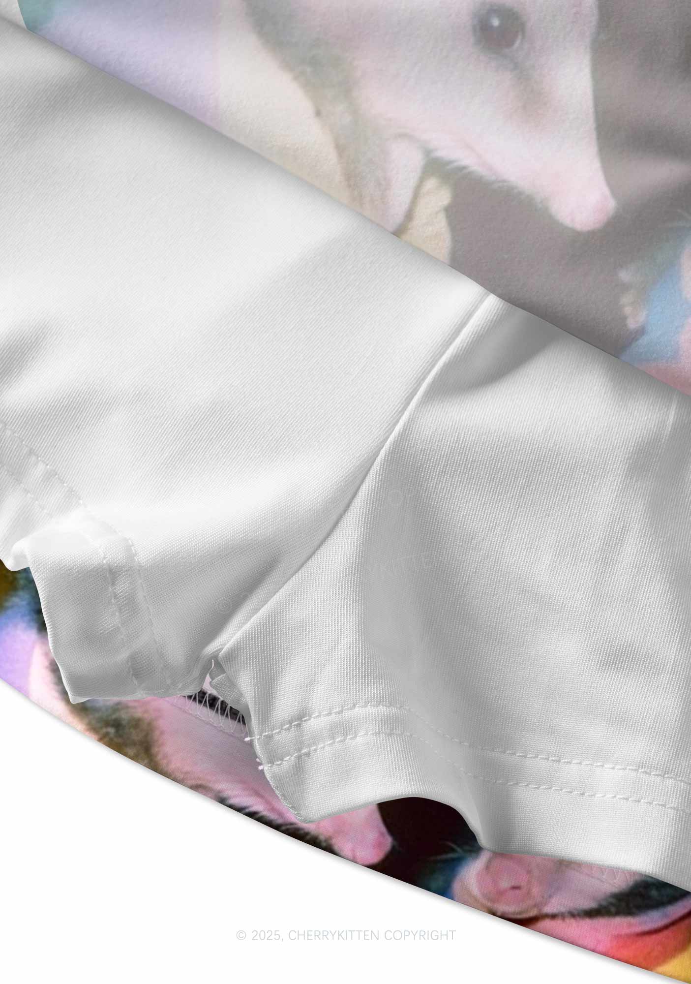 Gay Rats Pride Y2K Print Mini Skirt Cherrykitten