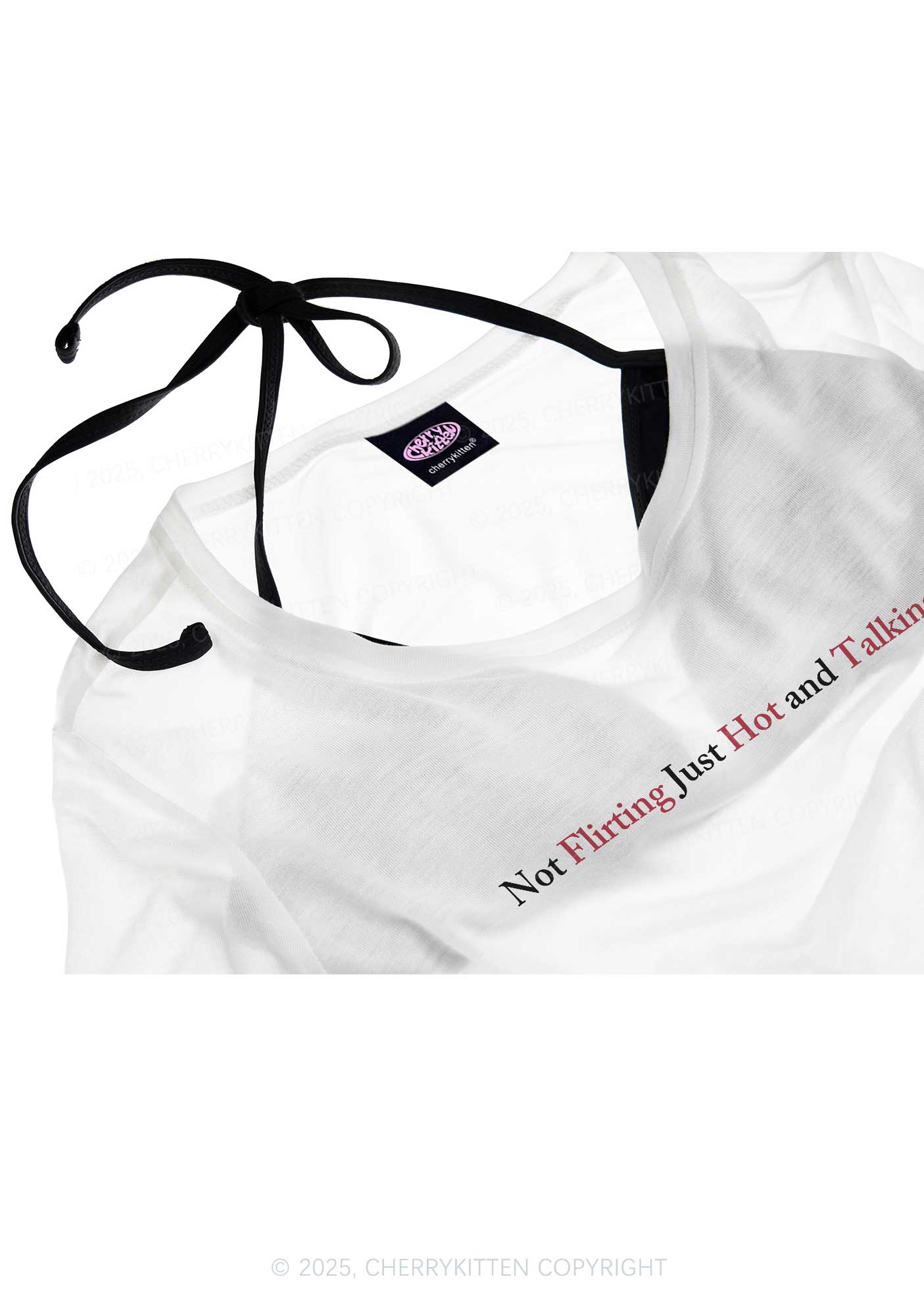 Just Hot And Talking Y2K Sheer Boyfriend Tee Cherrykitten