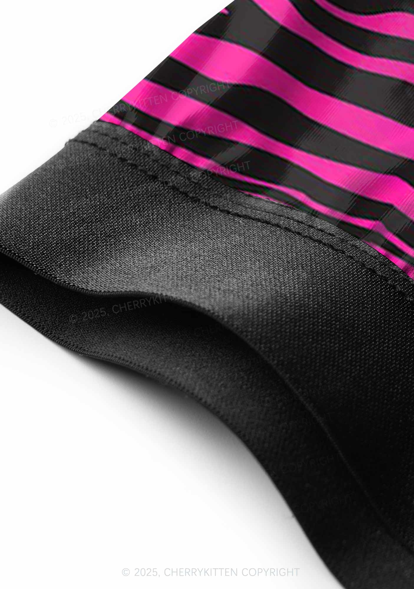 Pink Wave Valentine's Day Y2K Print Couples Boxer Briefs Set Cherrykitten