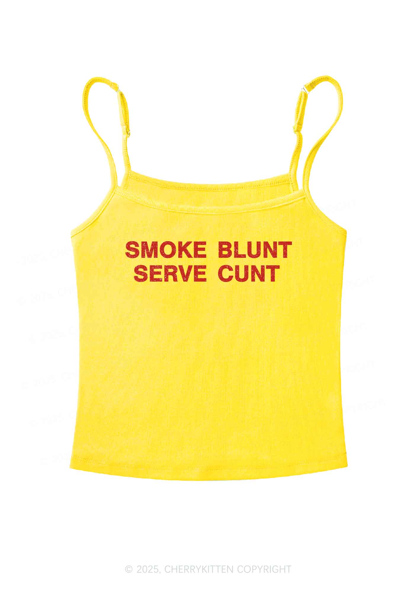 Smoke Blunt Y2K Spaghetti Strap Cami Cherrykitten