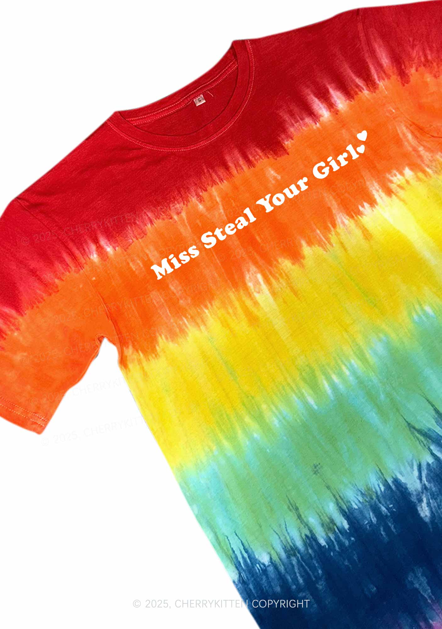 Miss Steal Your Girl Pride Y2K Tie Dye Shirts Cherrykitten