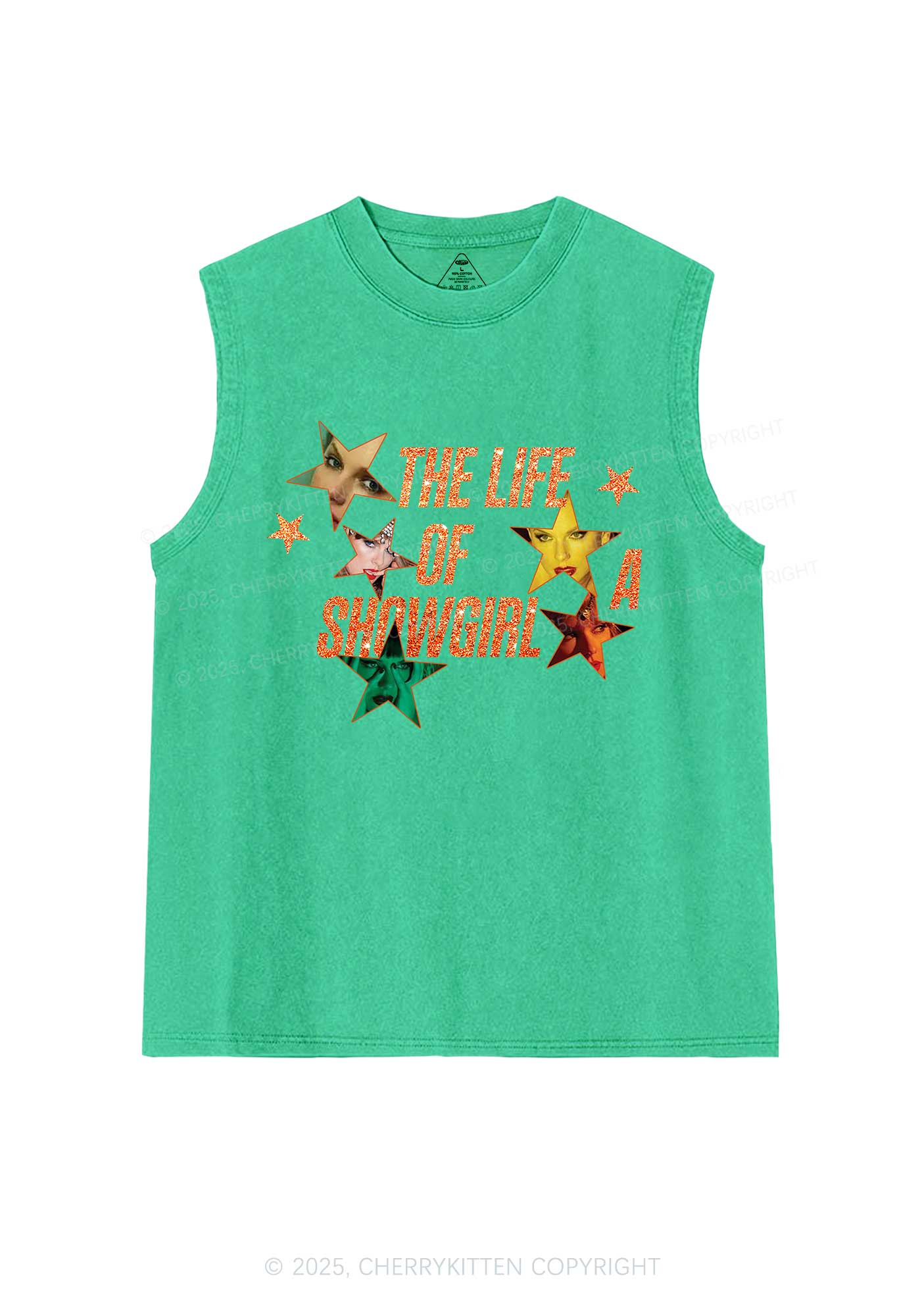 Star TS Photo Y2K Washed Muscle Tank Cherrykitten