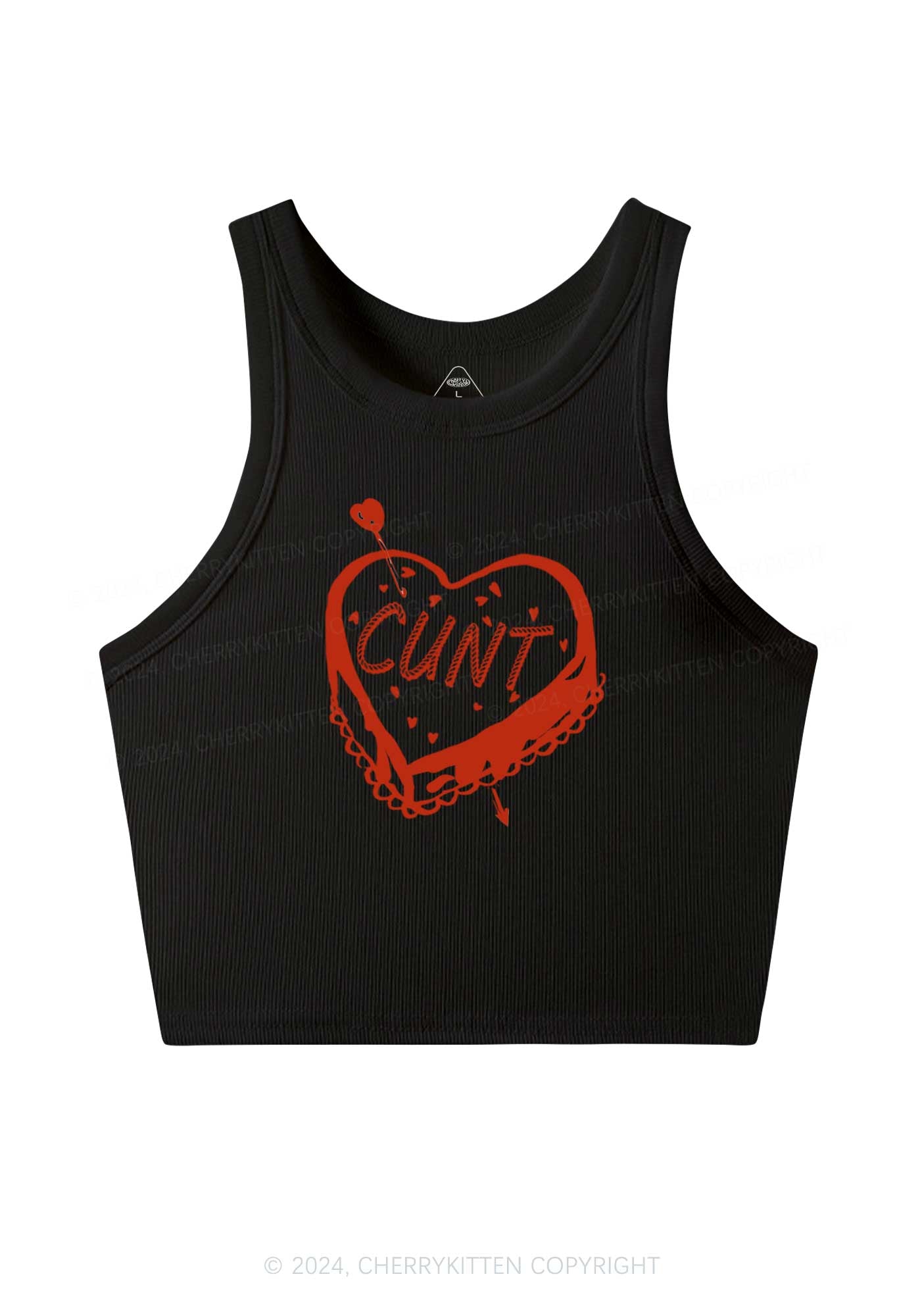 Cxxt Cake Y2K Valentine's Day Crop Tank Top Cherrykitten