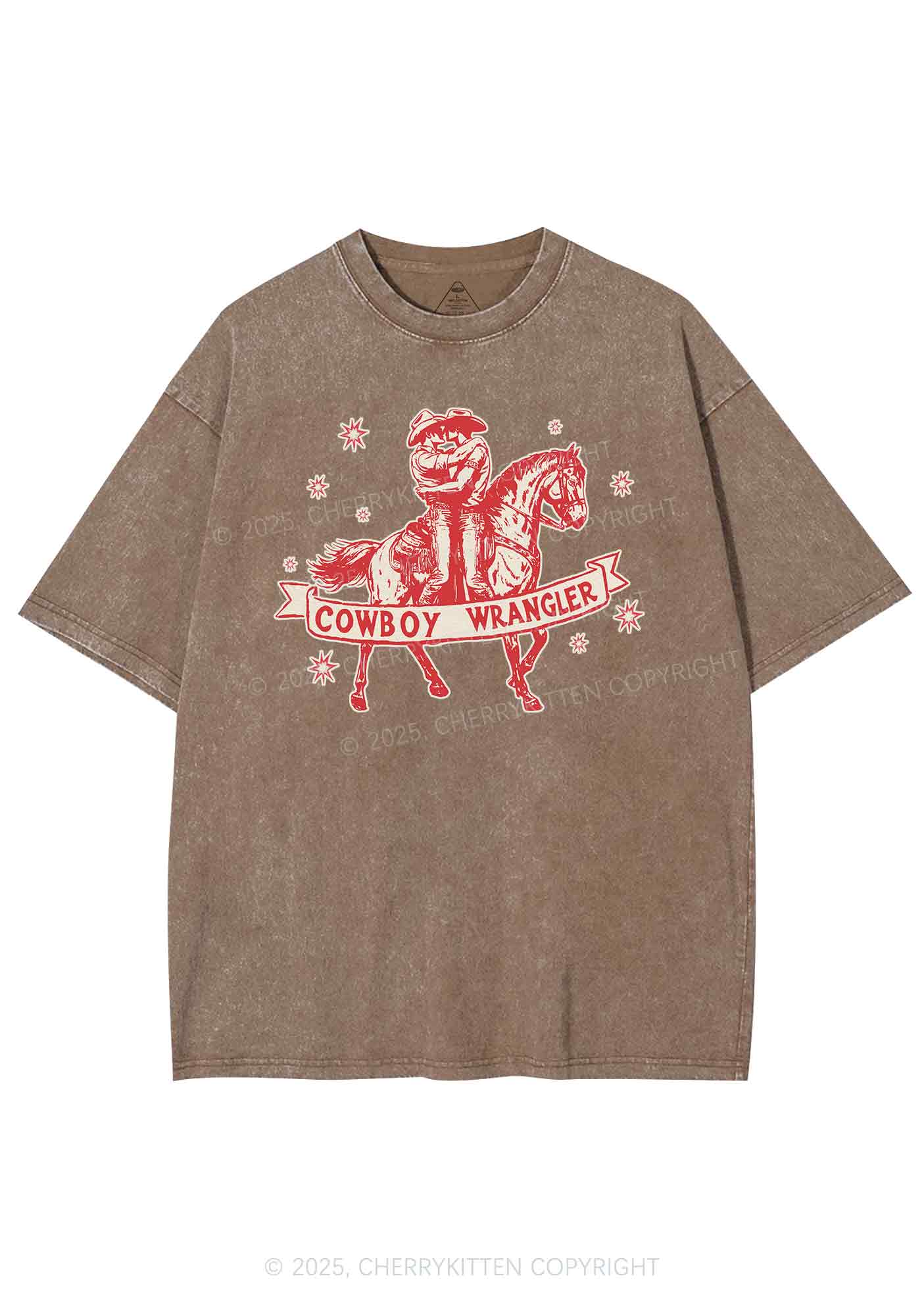 Cowboy Wrangler Pride Y2K Shirts Washed Tee Cherrykitten