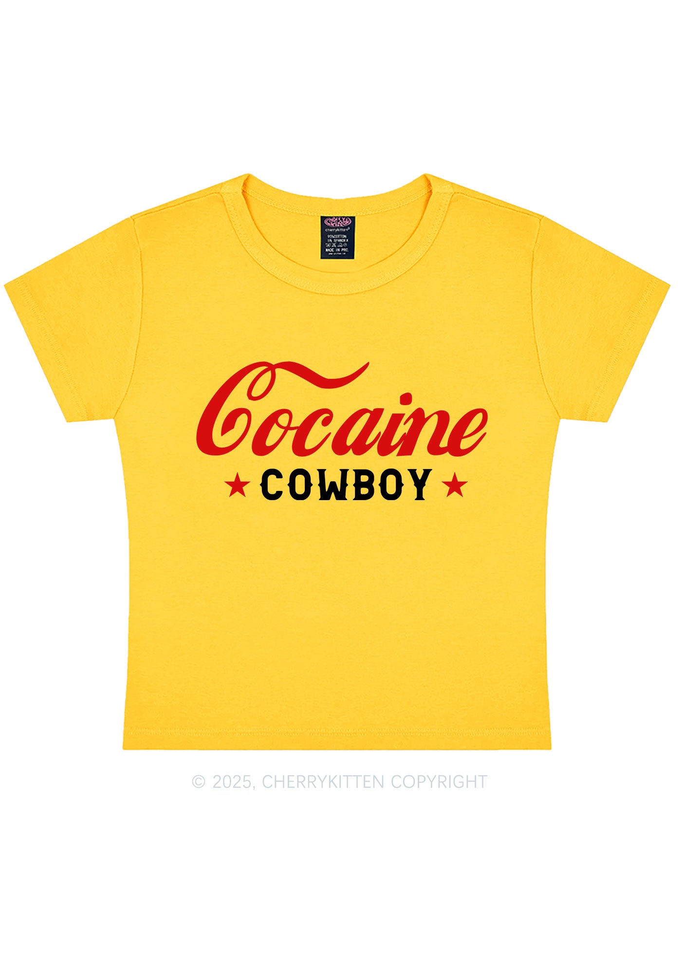 Cola Cowboy Y2K Baby Tee Cherrykitten