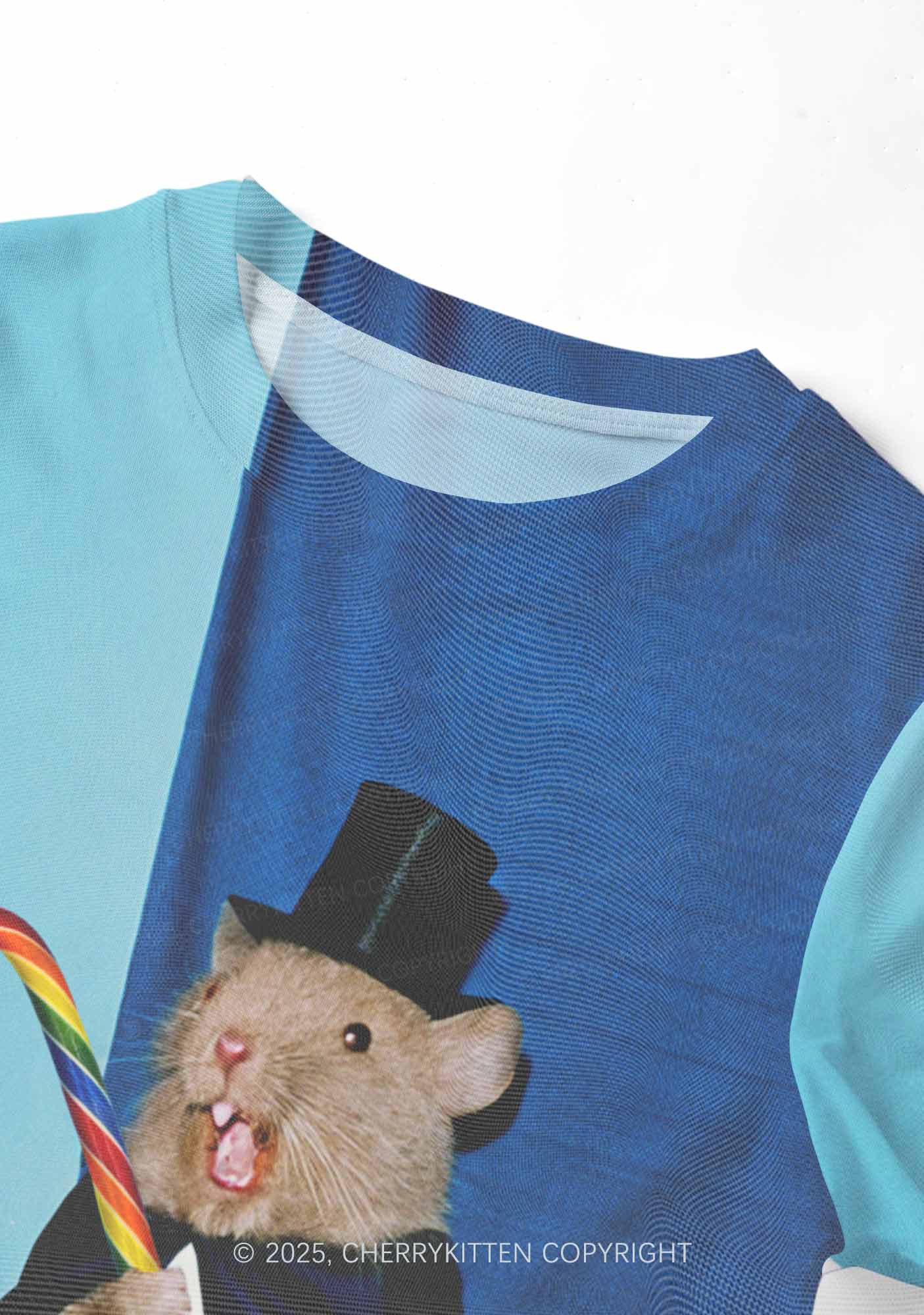Gentleman Ratz Y2K Mesh Crop Top Cherrykitten