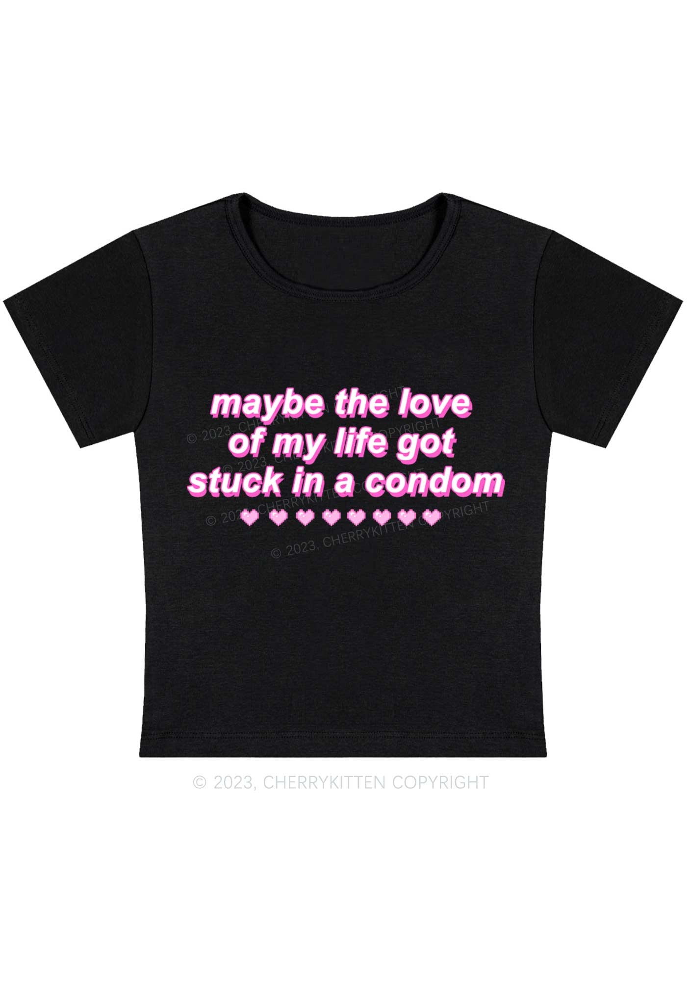 Maybe The Love Of My Life Y2K Baby Tee Cherrykitten