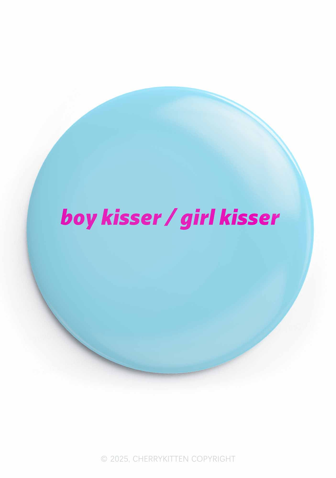 Boy Kisser Girl Kisser Pride 1Pc Y2K Pin Badge Cherrykitten