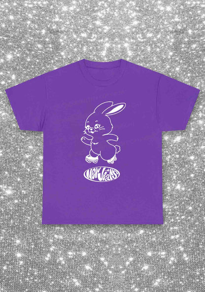 Skating Rabbit Kpop Y2K Chunky Shirt Cherrykitten
