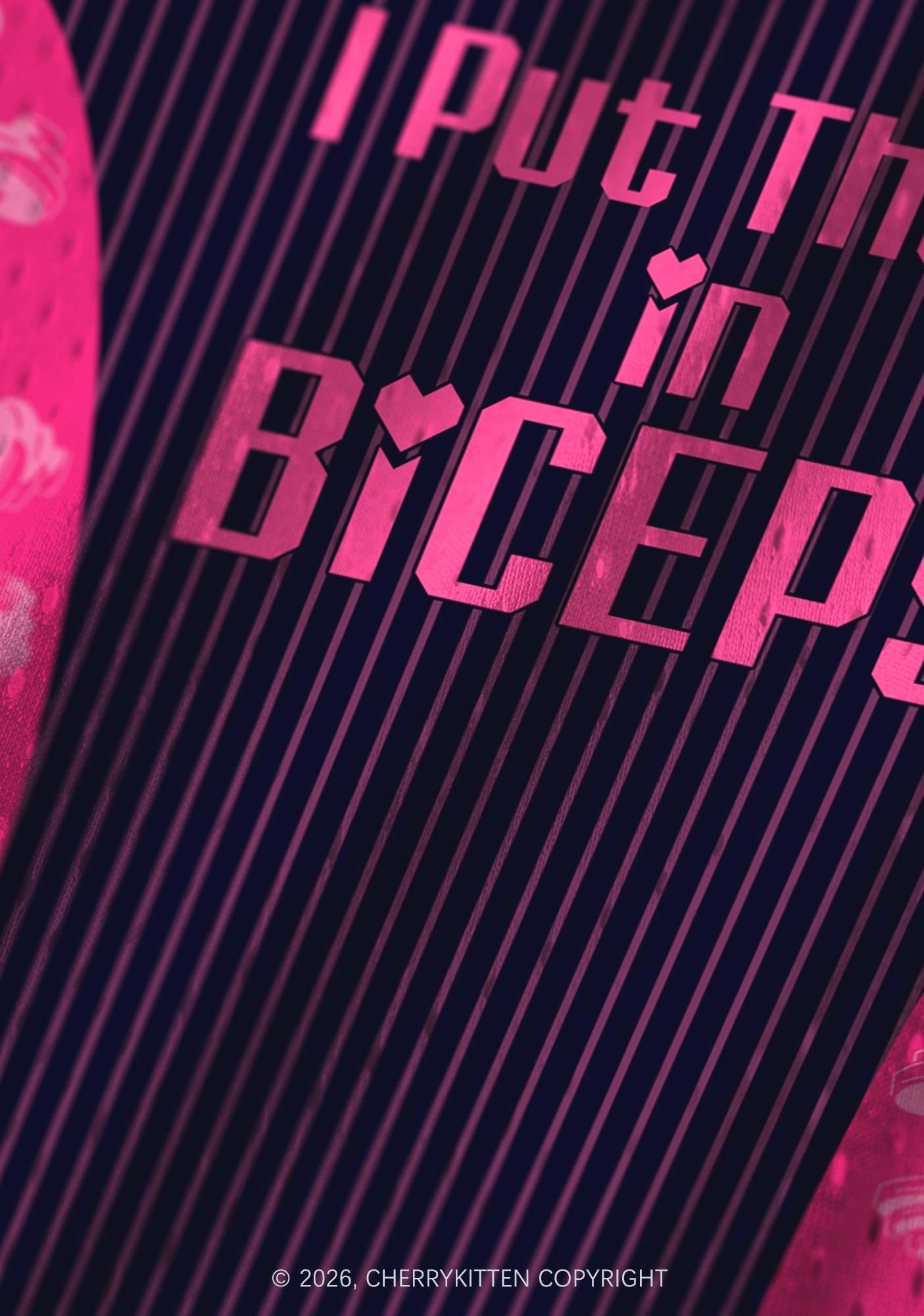 I Put The Bi In Biceps Pride Y2K Sport Jersey Tank Cherrykitten