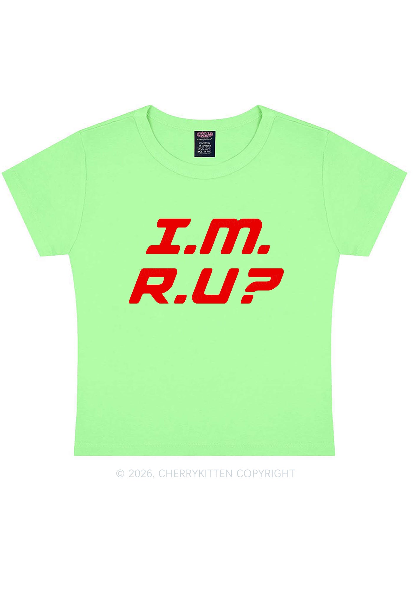 Im Ru Pride Y2K Baby Tee Cherrykitten