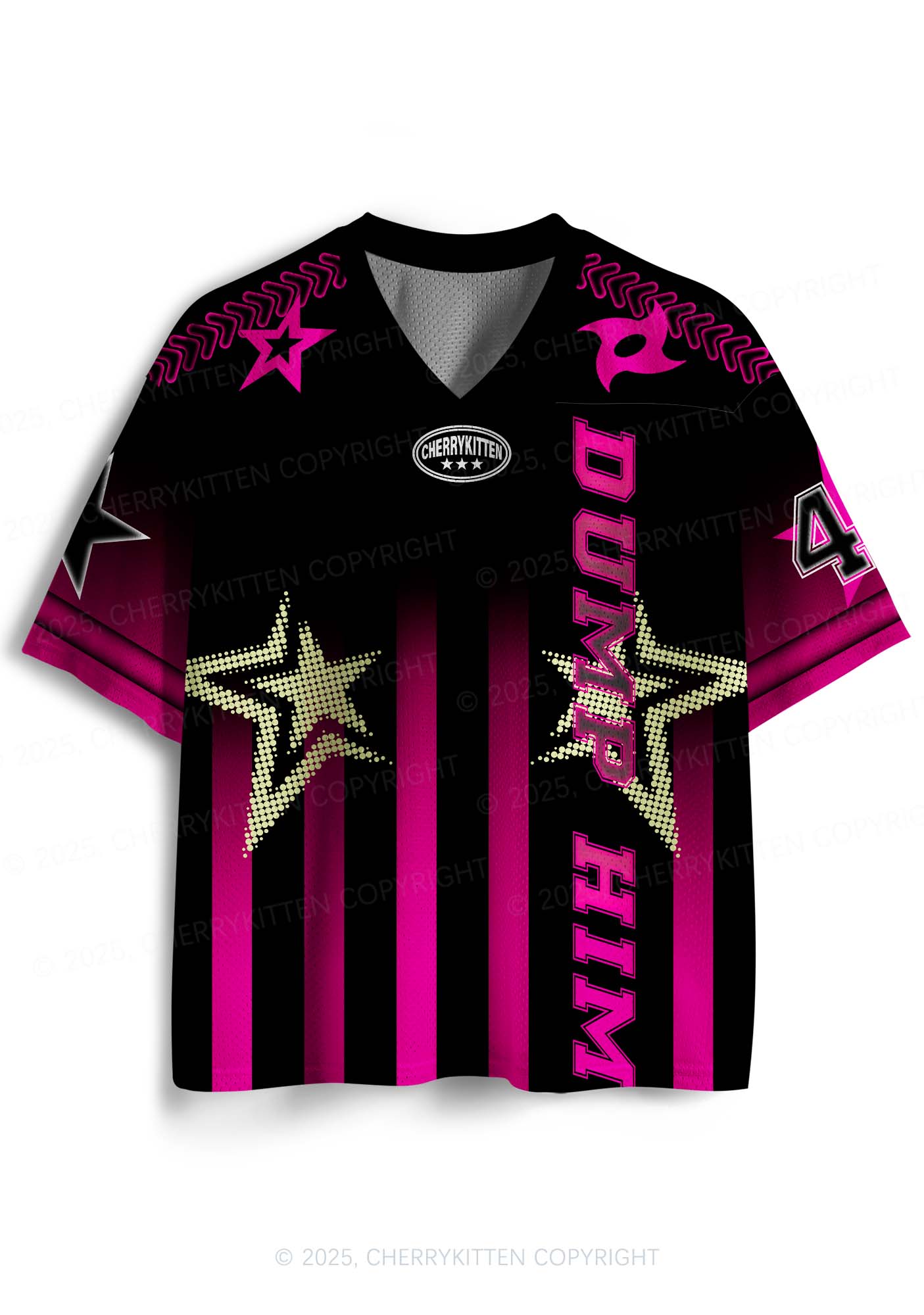 Custom Black Dump Him Y2K Sport Jersey Shirts Cherrykitten