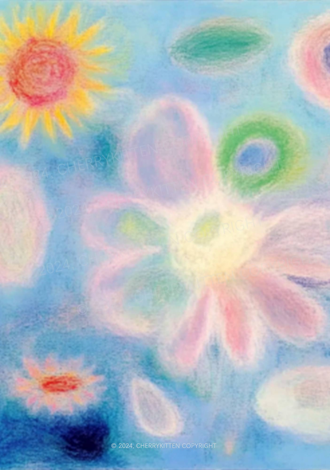 Flower Art Y2K Print Bikini Set Cherrykitten