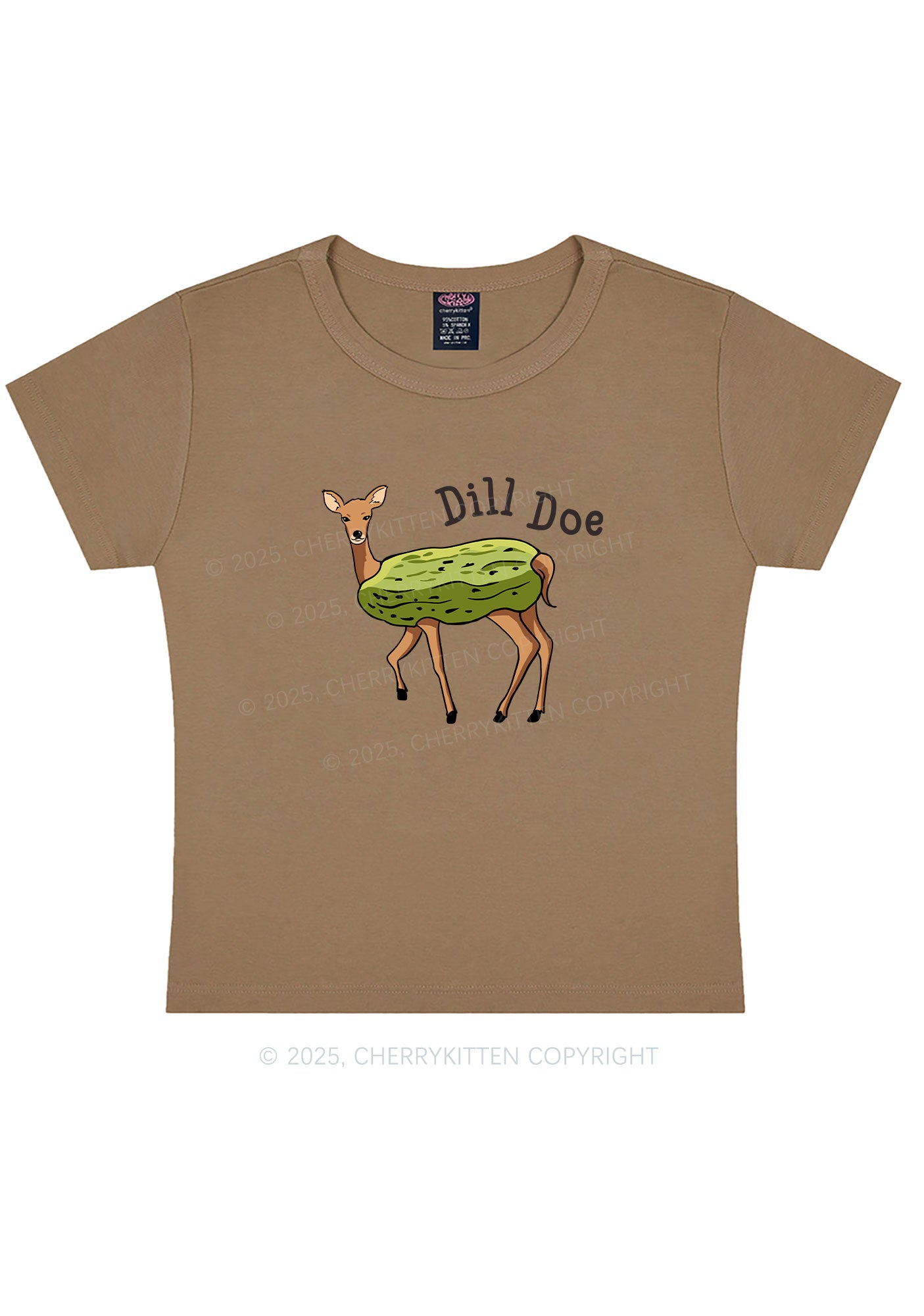 Dill Doe Y2K Baby Tee Cherrykitten