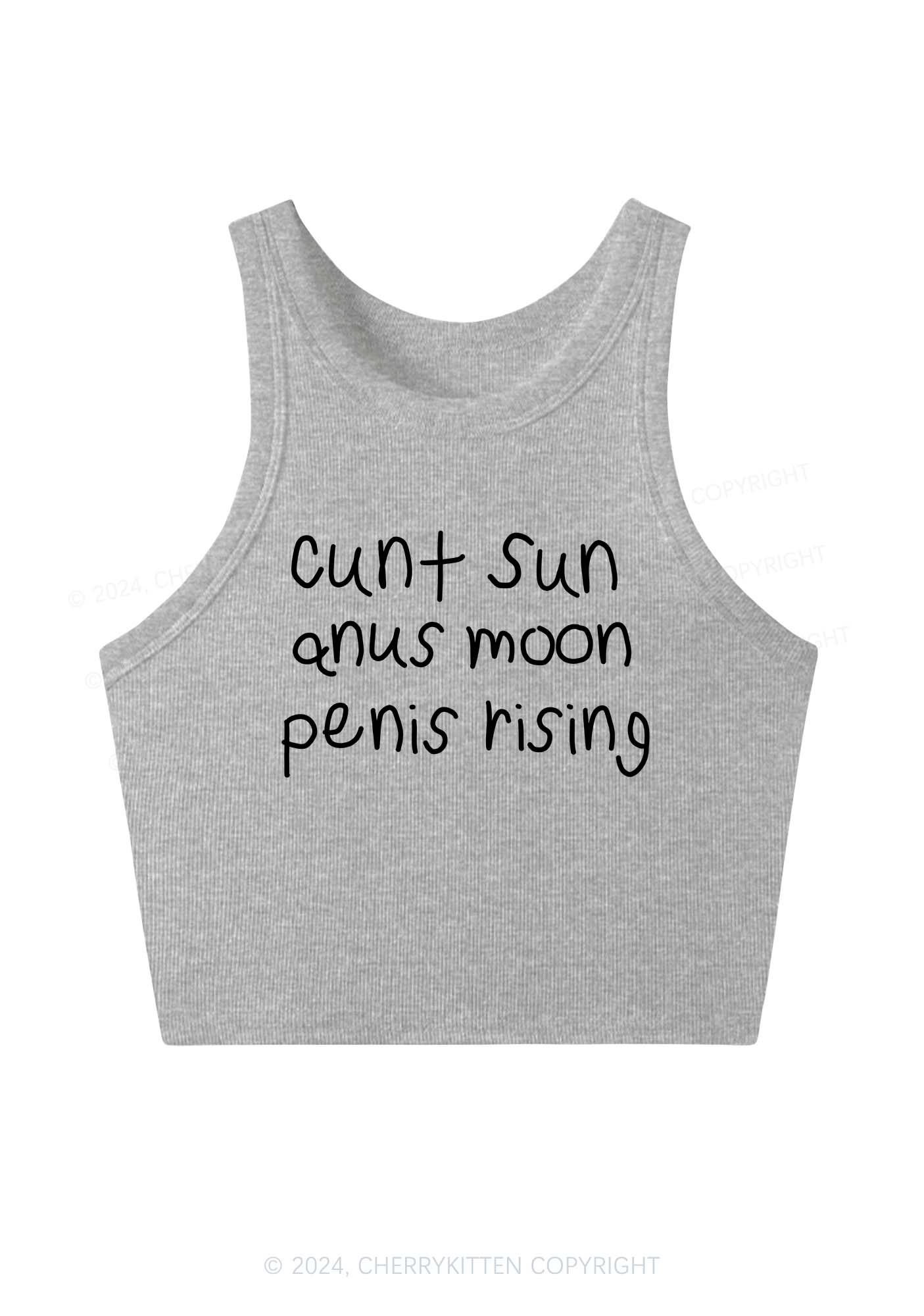 Count Sun Y2K Crop Tank Top Cherrykitten