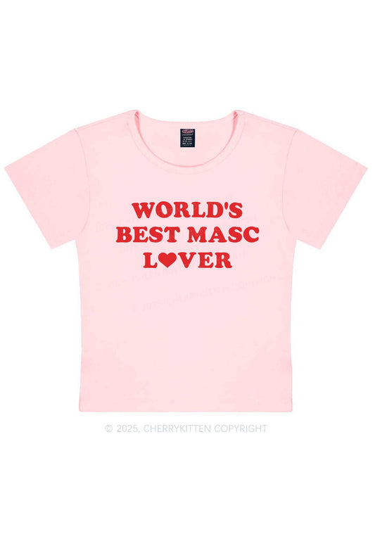 Worlds Best Masc Lover Pride Y2K Baby Tee Cherrykitten