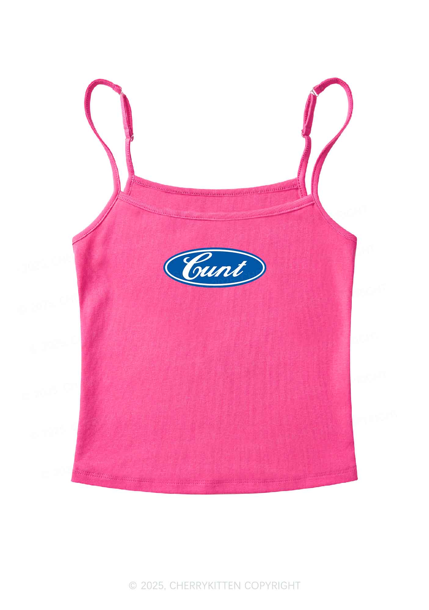 Oval Cxxt Y2K Spaghetti Strap Cami Cherrykitten