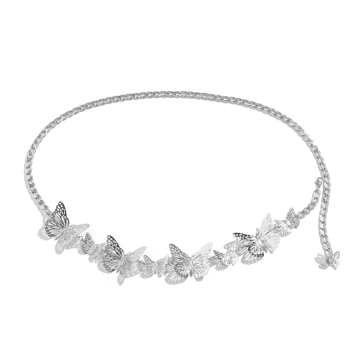 Simple Geometric Hollow Butterfly Waist Chain