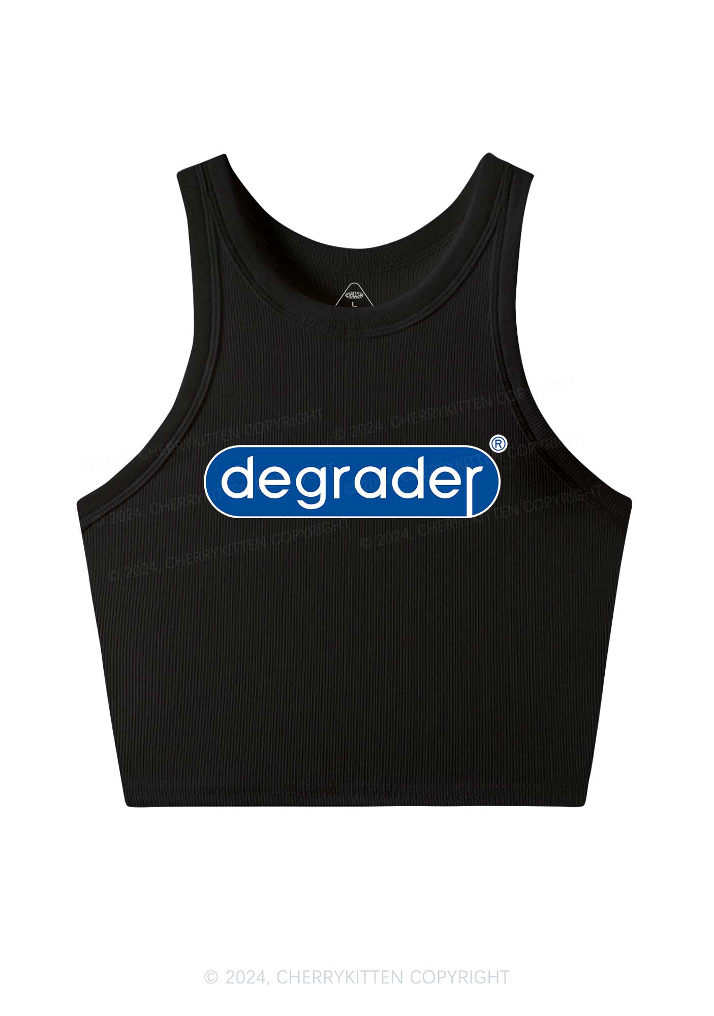 Degrader Y2K Crop Tank Top Cherrykitten