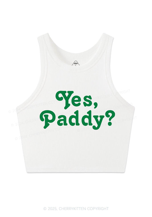 Yes Paddy St Patricks Y2K Crop Tank Top Cherrykitten