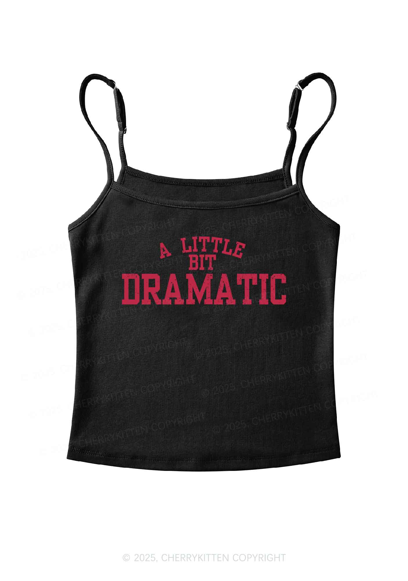 A Little Bit Dramatic Y2K Spaghetti Strap Cami Cherrykitten