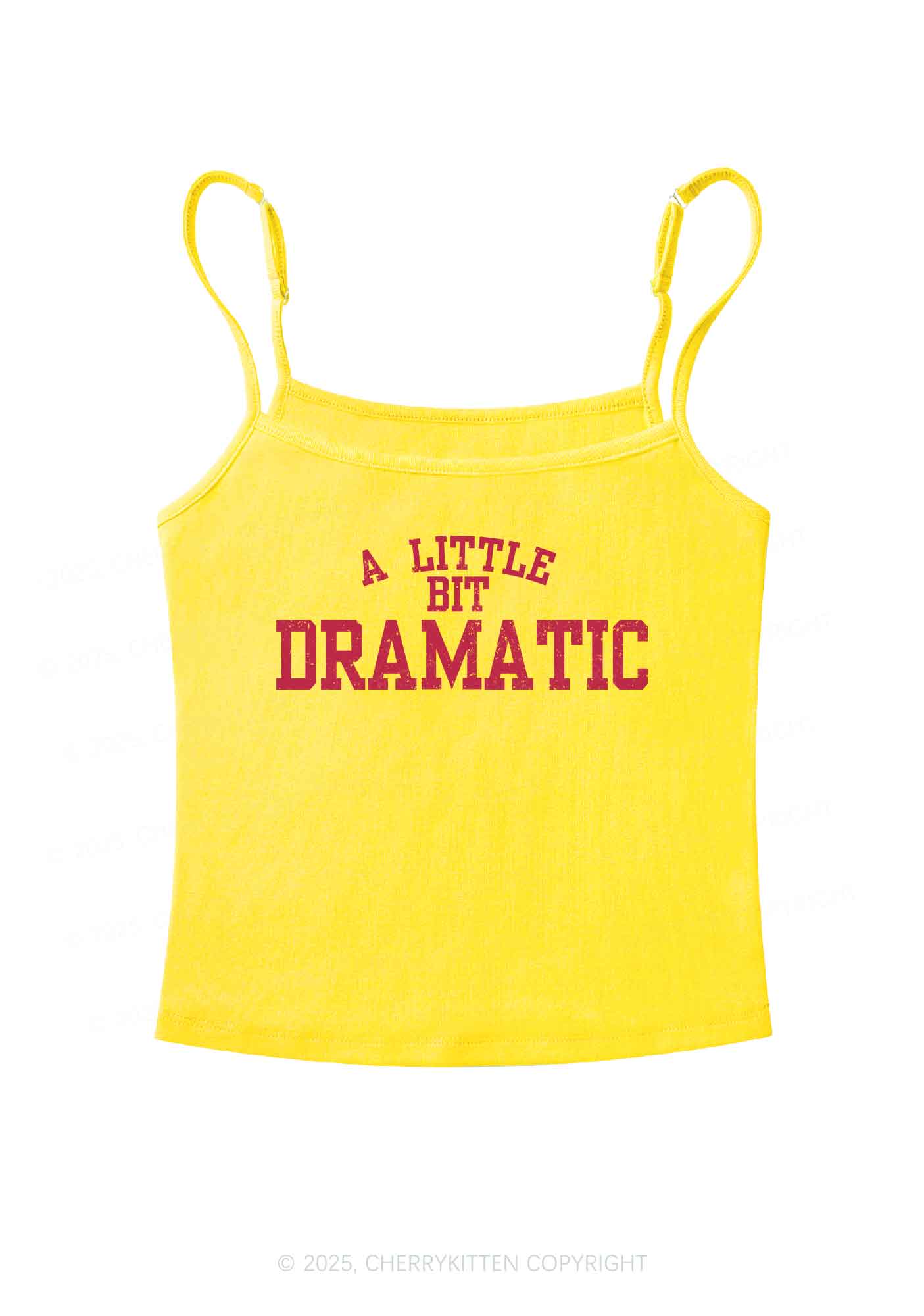 A Little Bit Dramatic Y2K Spaghetti Strap Cami Cherrykitten
