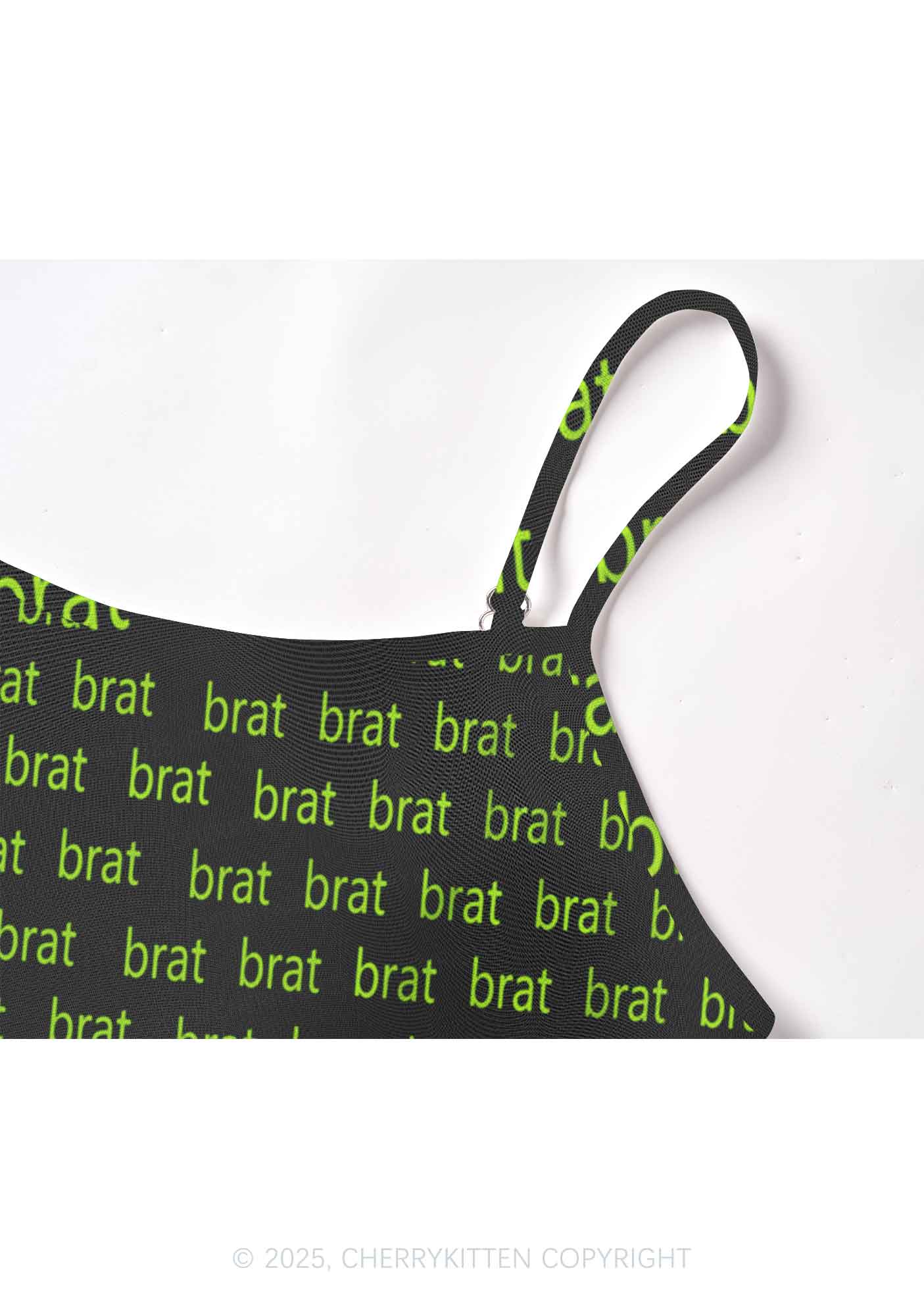 Green Brat Y2K Mesh Cami Tank Cherrykitten