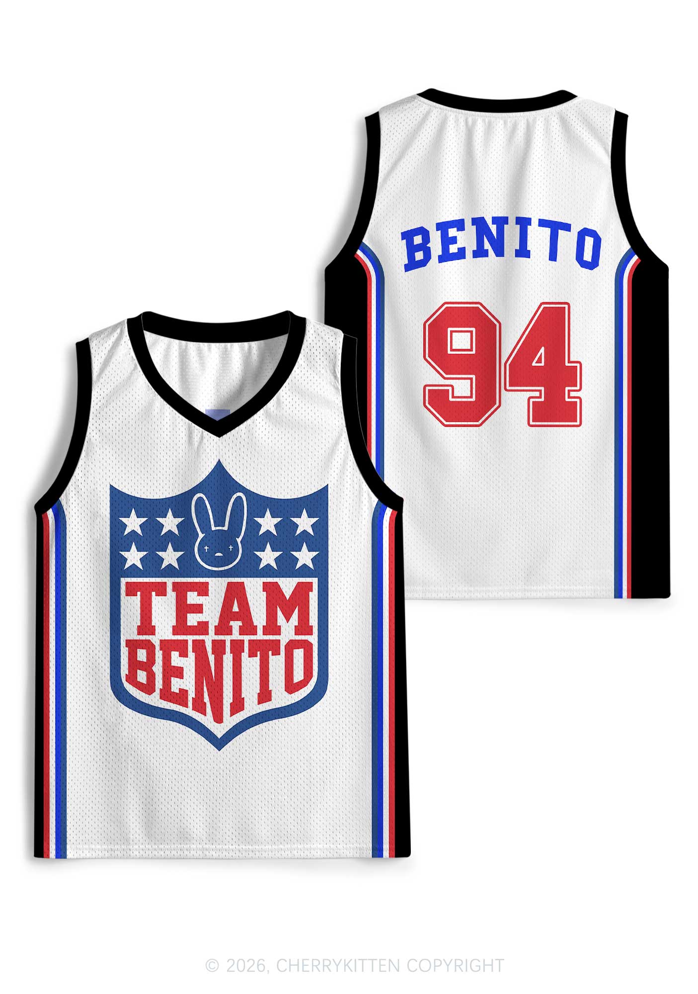 Team Bunny Y2K Sport Jersey Tank Cherrykitten