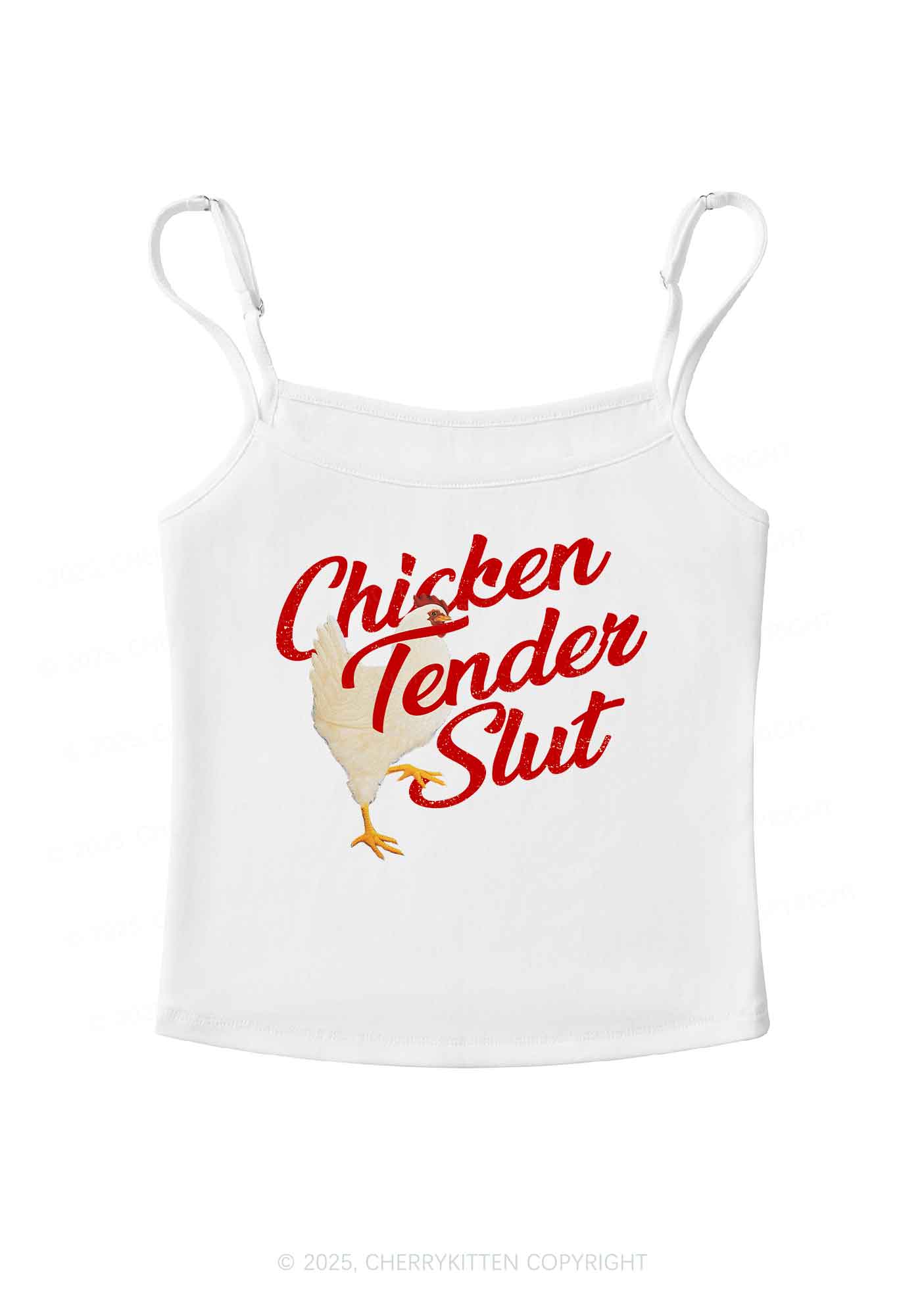 Chicken Tender Slxt Y2K Spaghetti Strap Cami Cherrykitten