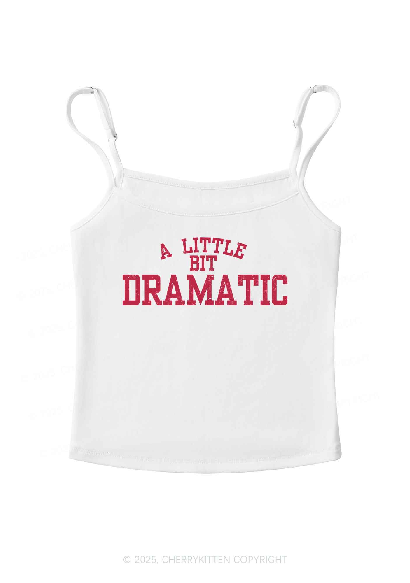 A Little Bit Dramatic Y2K Spaghetti Strap Cami Cherrykitten