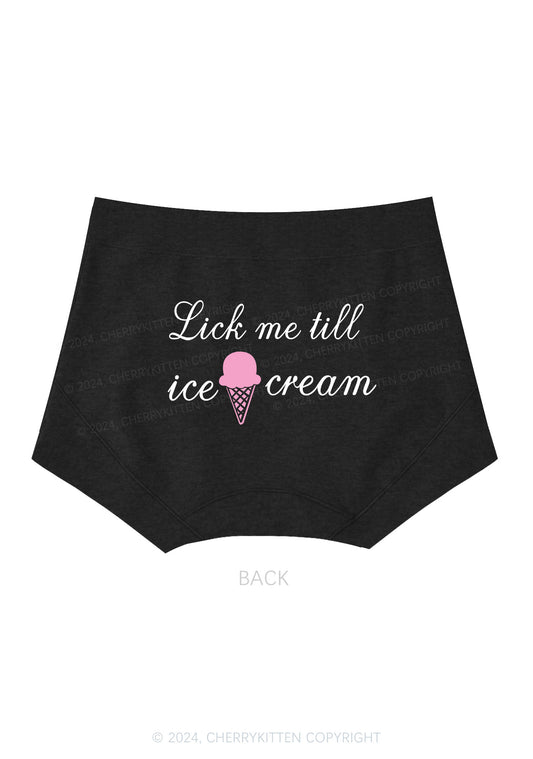 Lick Ice Cream Y2K Mid Rise Waist Boyshort Cherrykitten