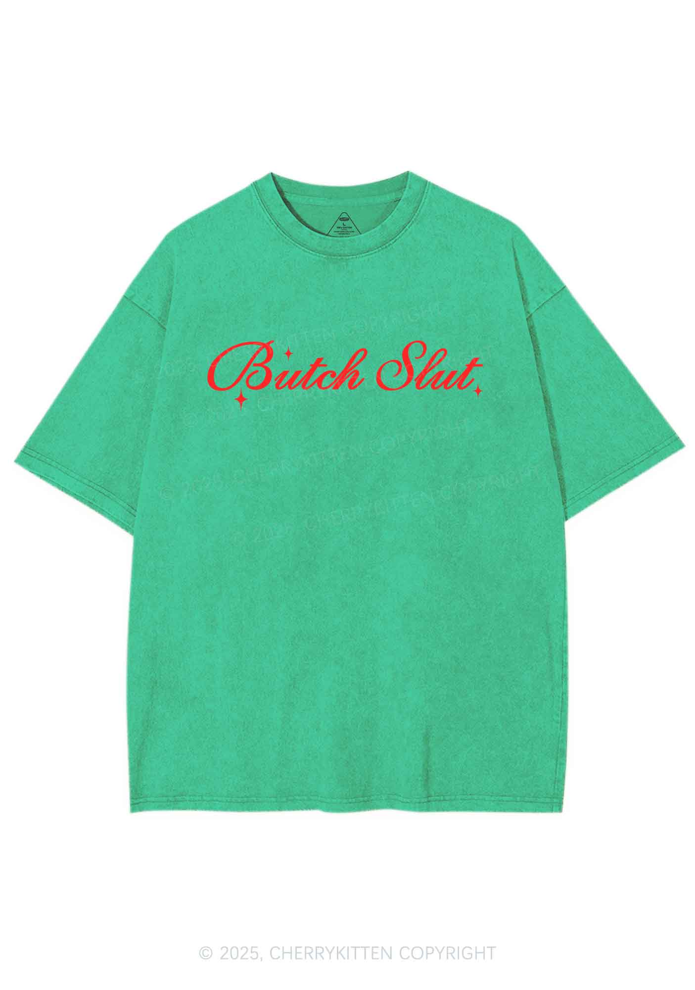Bxxch Slxt Y2K Shirts Washed Tee Cherrykitten