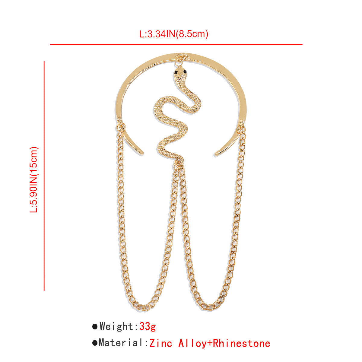 Creative Snake Arm Rings