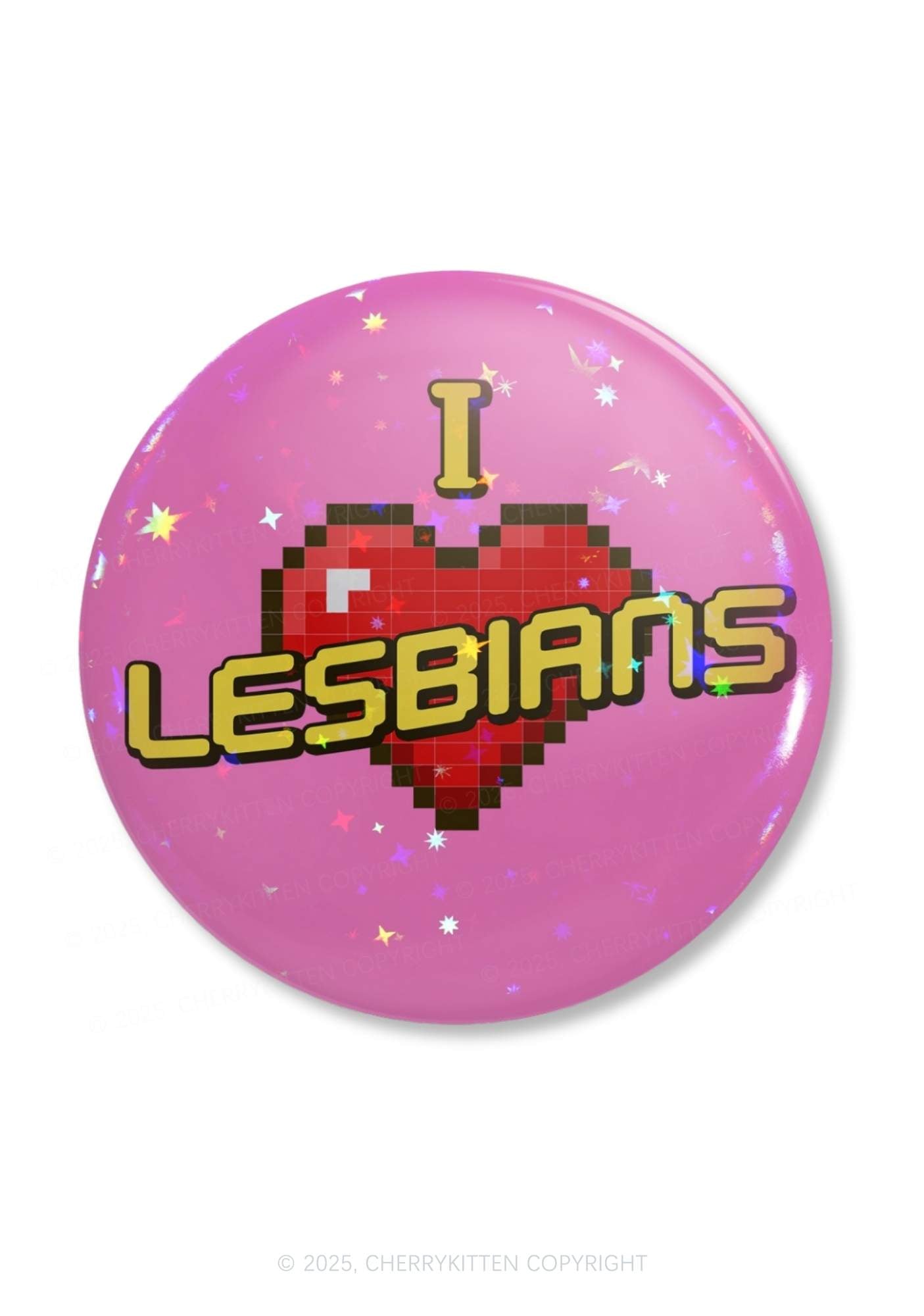I Love Lesbians Pride 1Pc Y2K Pin Badge Cherrykitten
