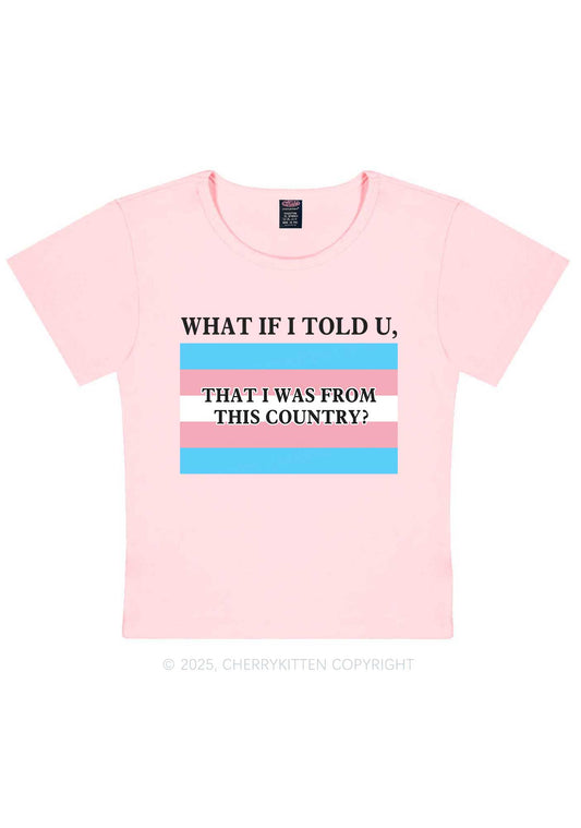 I Was From This Country Y2K Baby Tee Cherrykitten