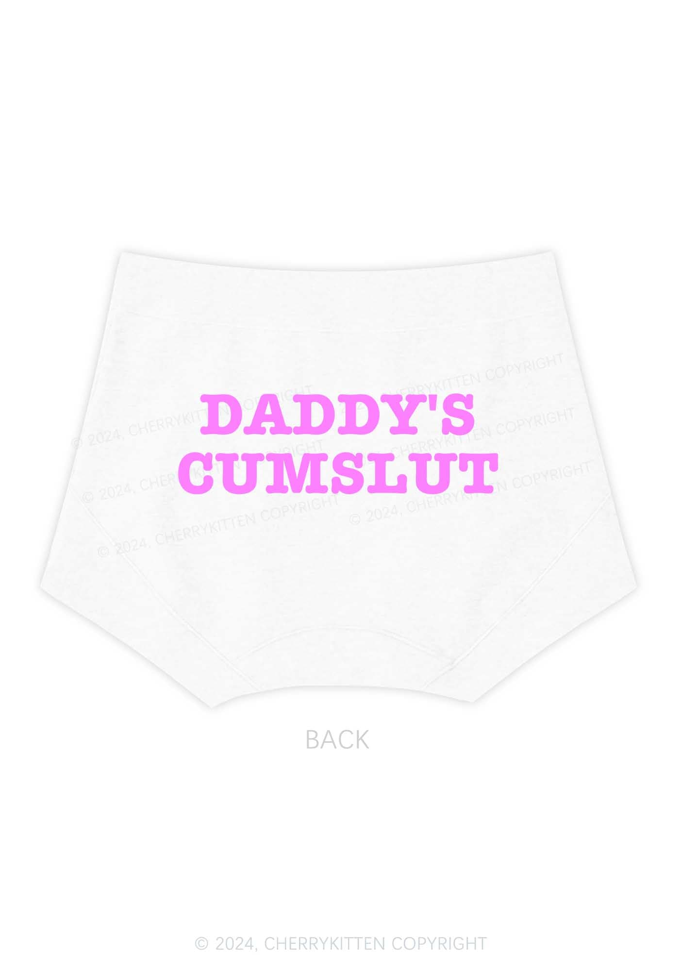 Daddy's Slxt Y2K Mid Rise Waist Boyshort Cherrykitten