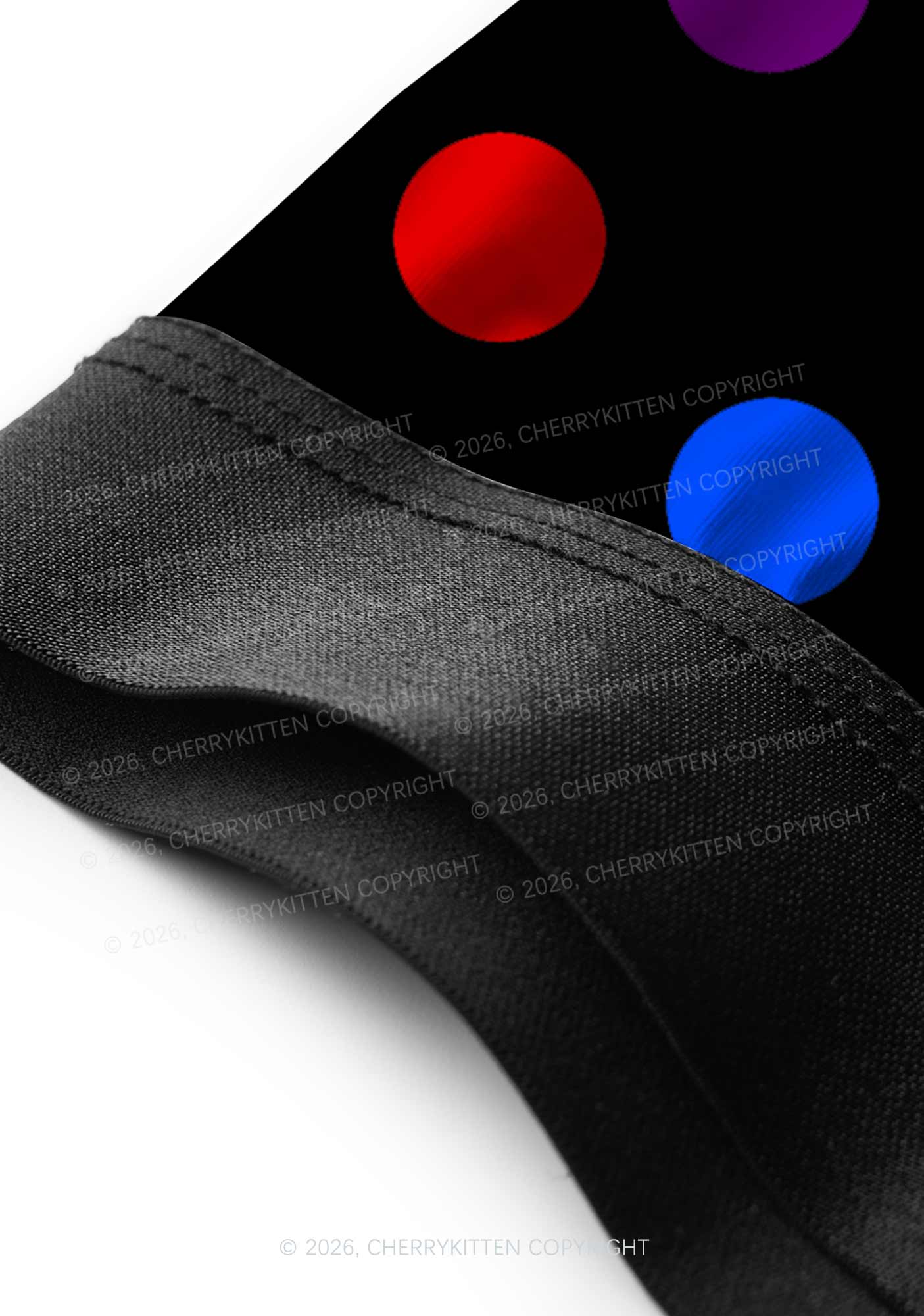 Rainbow Dots On Black Pride Y2K Print Men Boxer Briefs Cherrykitten