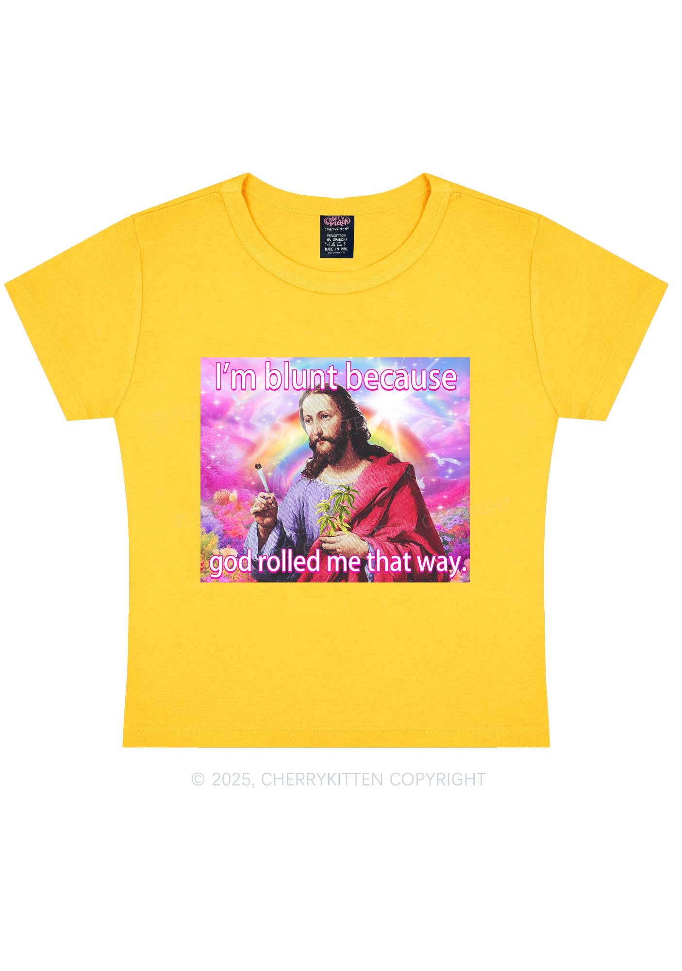 Im Blunt Y2K Baby Tee Cherrykitten