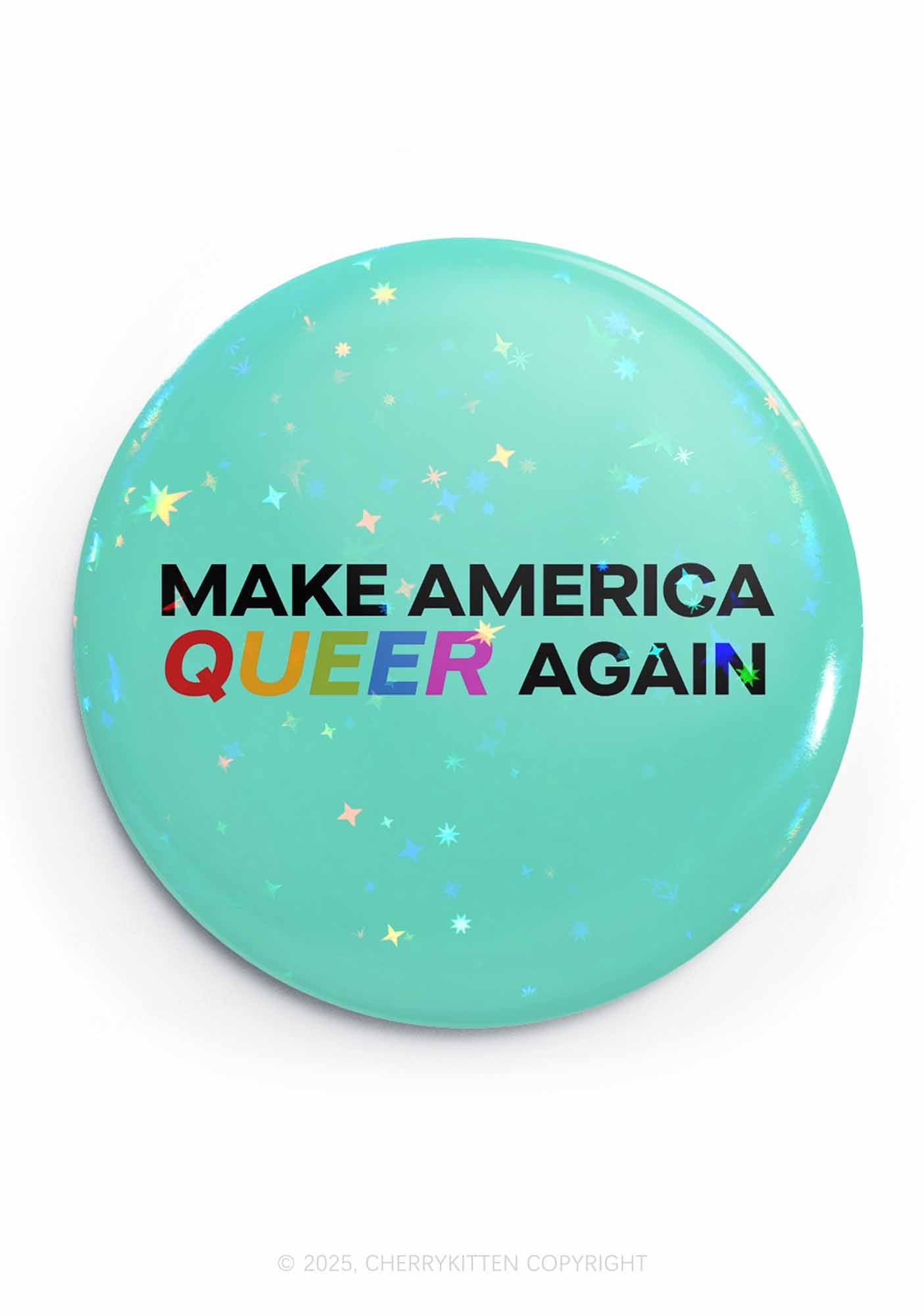 Make America Queer Again Pride 1Pc Y2K Pin Badge Cherrykitten