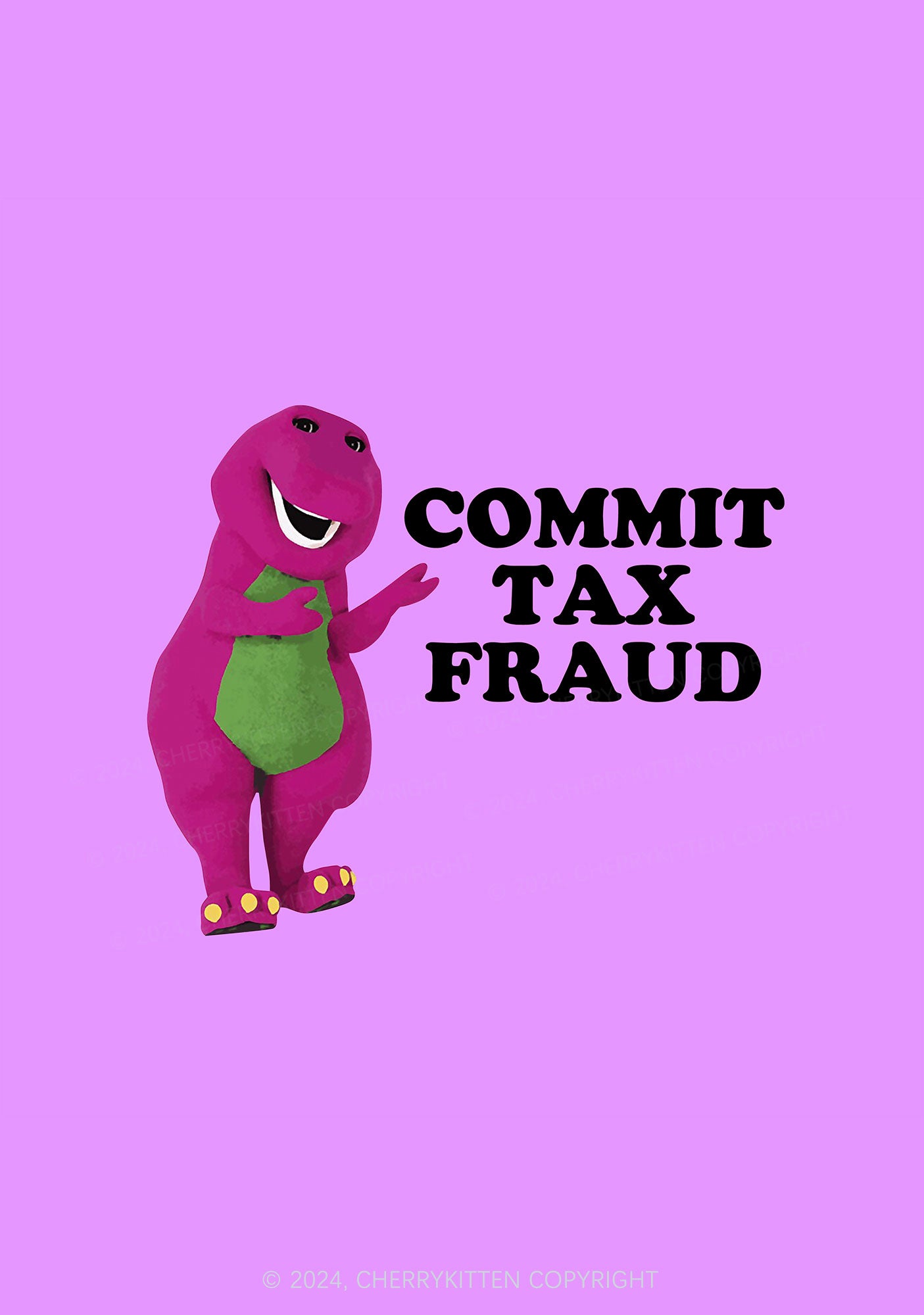 Tax Fraud 1Pc Y2K Pin Badge Cherrykitten