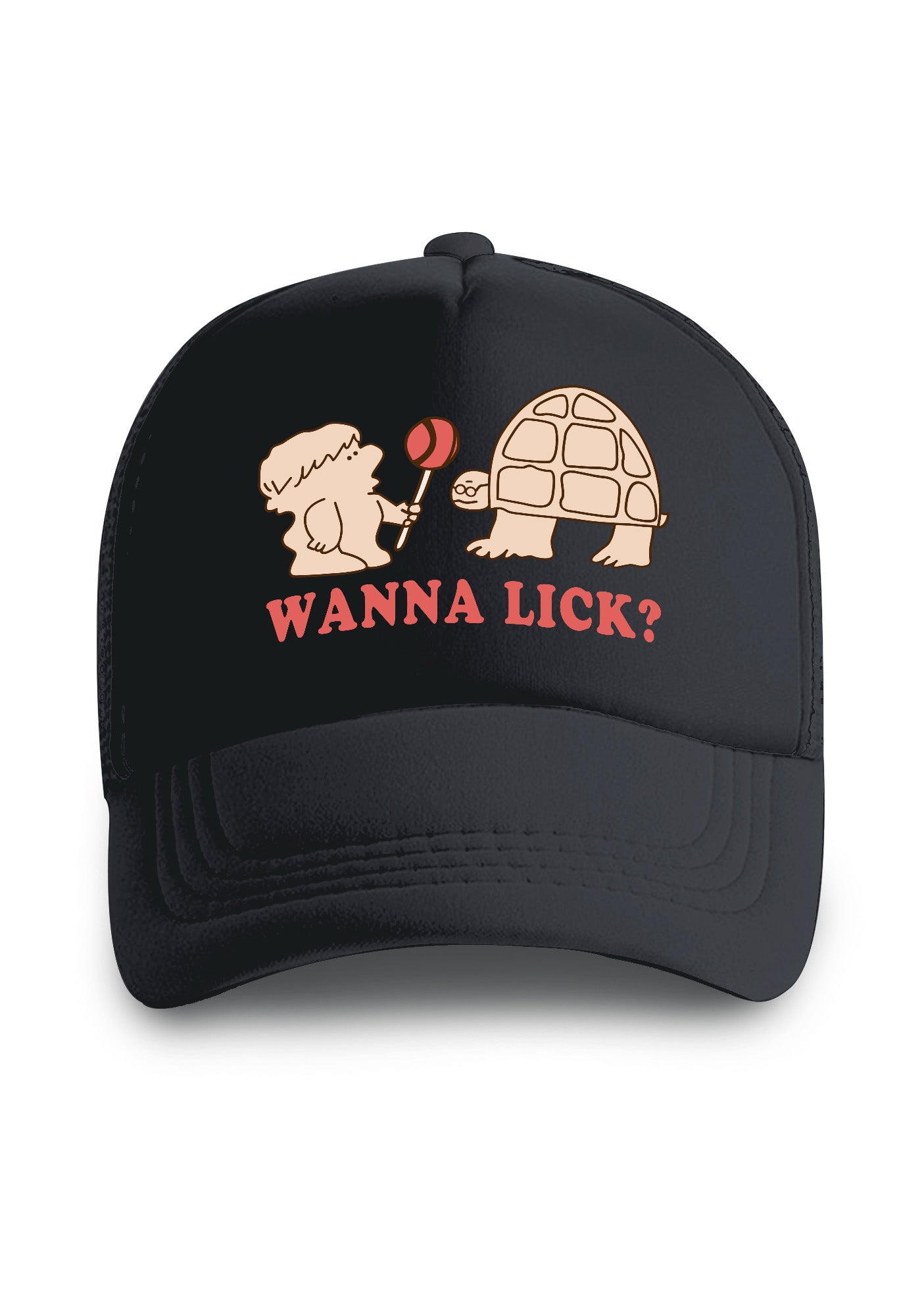 Wanna Lick Lollipop Trucker Hat