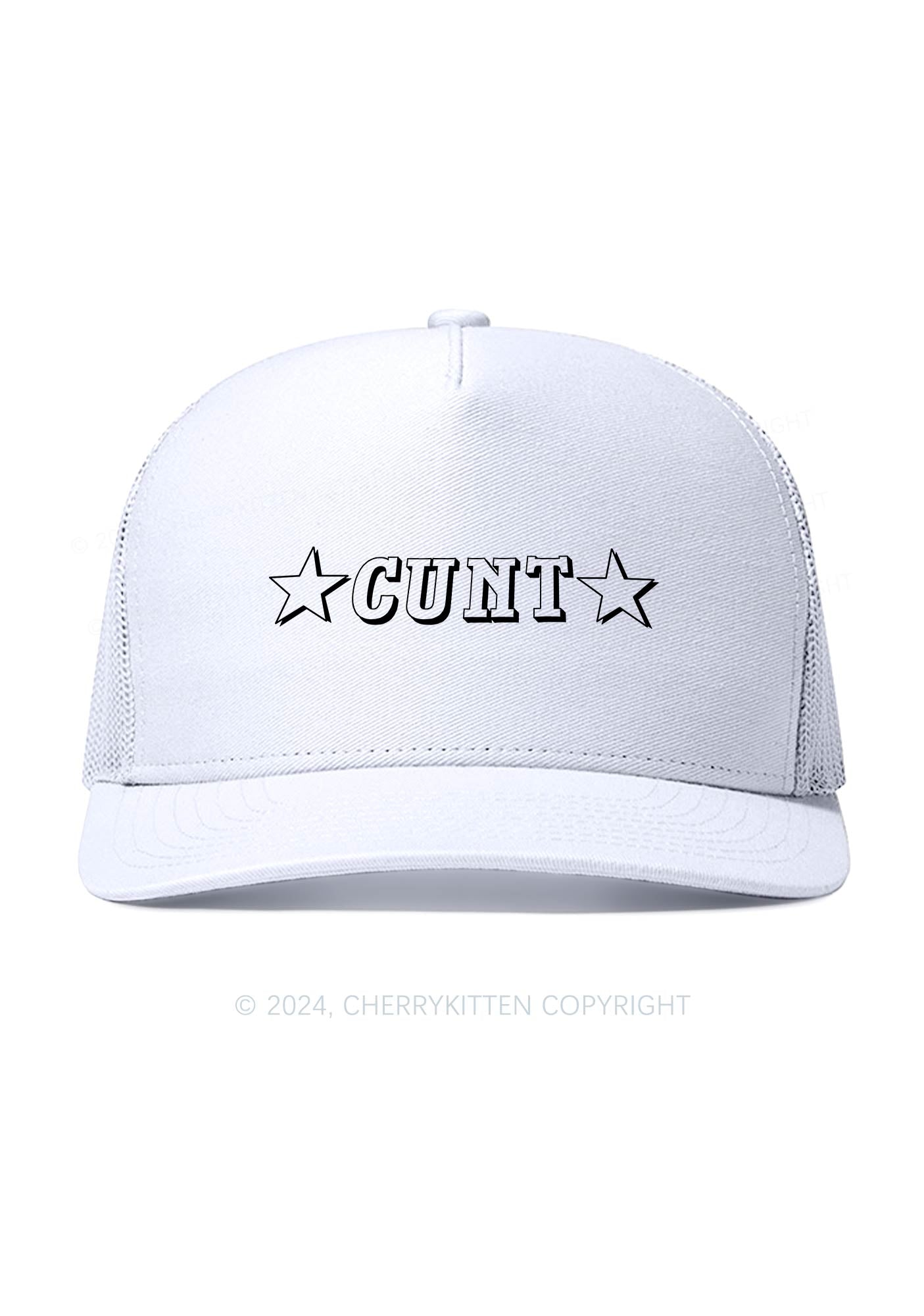 Star Count Y2K Trucker Mesh Hat Cherrykitten