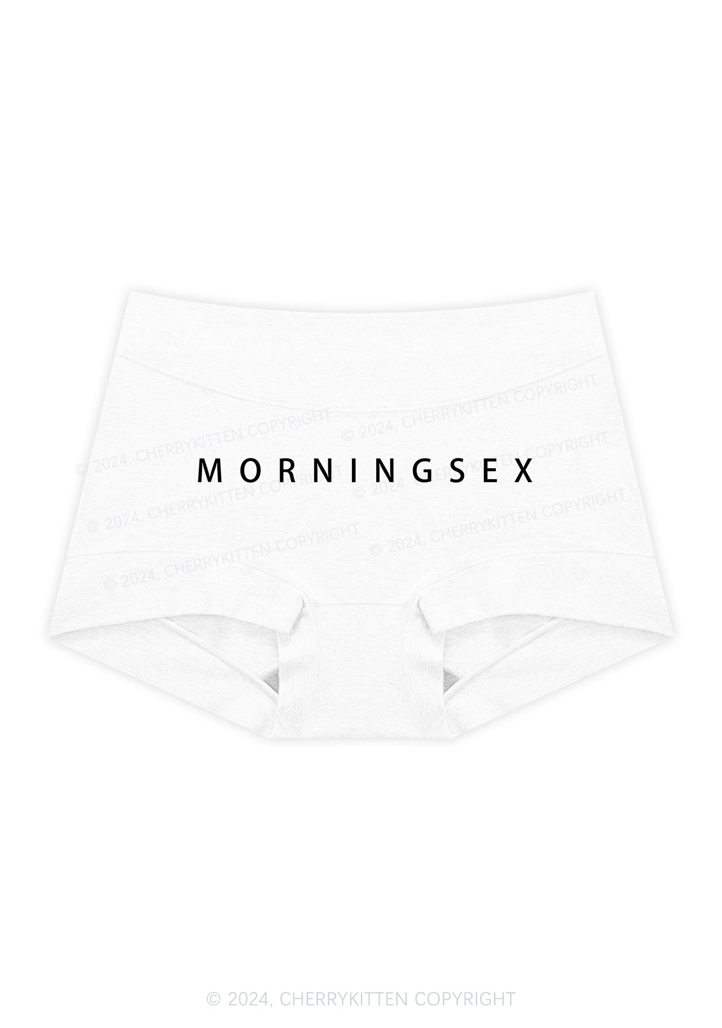 Morningsex Y2K Mid Rise Waist Boyshort Cherrykitten